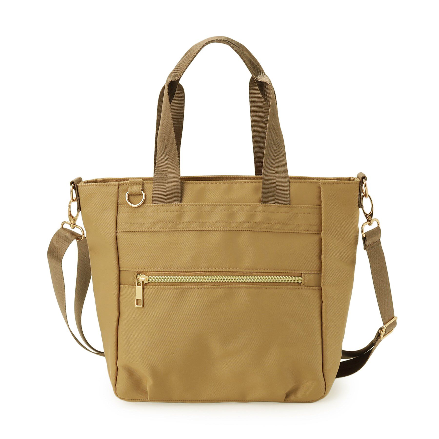 SHOO･LA･RUE「【撥水】フロントファスナーポケットトートバッグ【2WAY】」|トートバッグ|