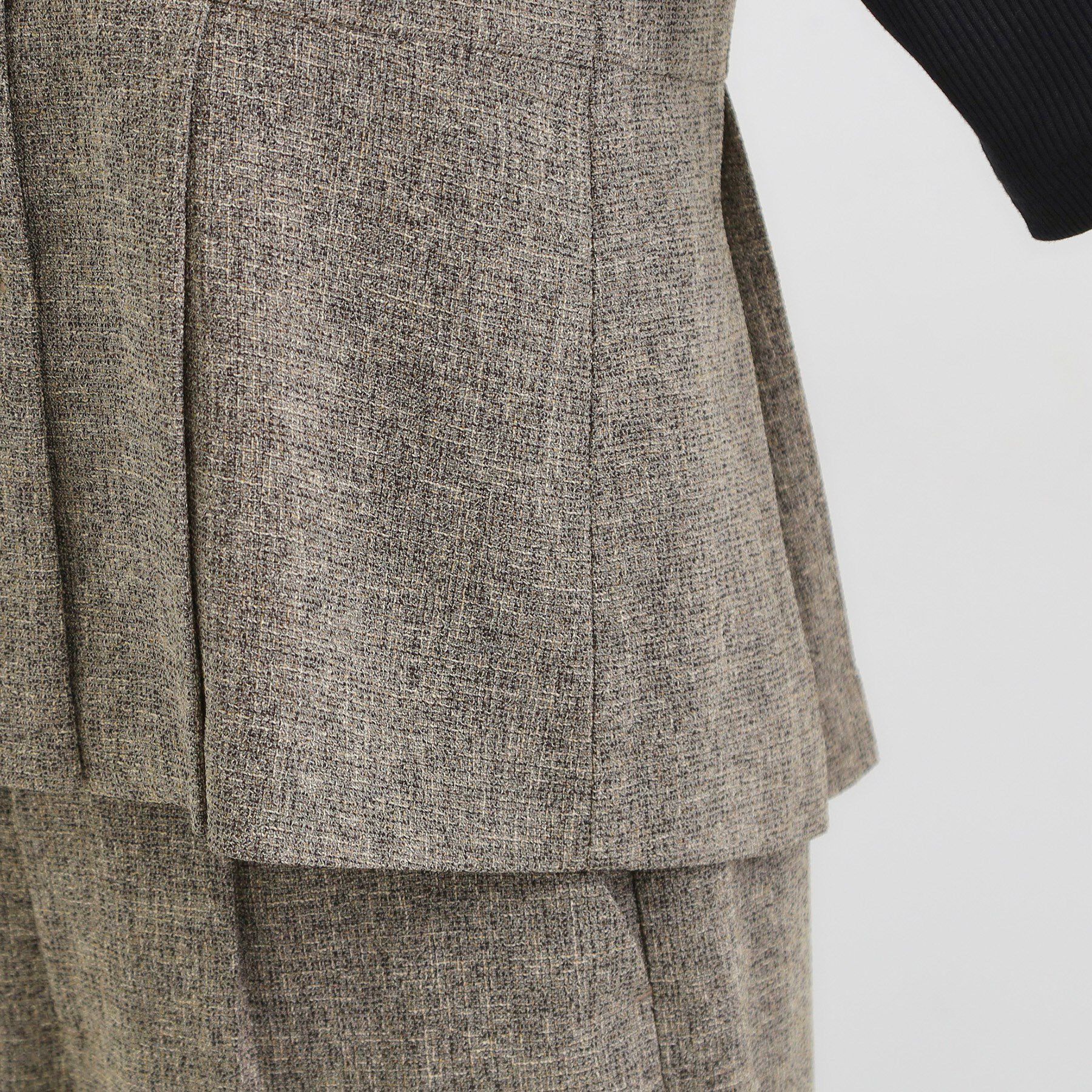 SHOO･LA･RUE「【2点セット】着るだけで決まる クラシカルなツイード調セットアップ」|スーツ|