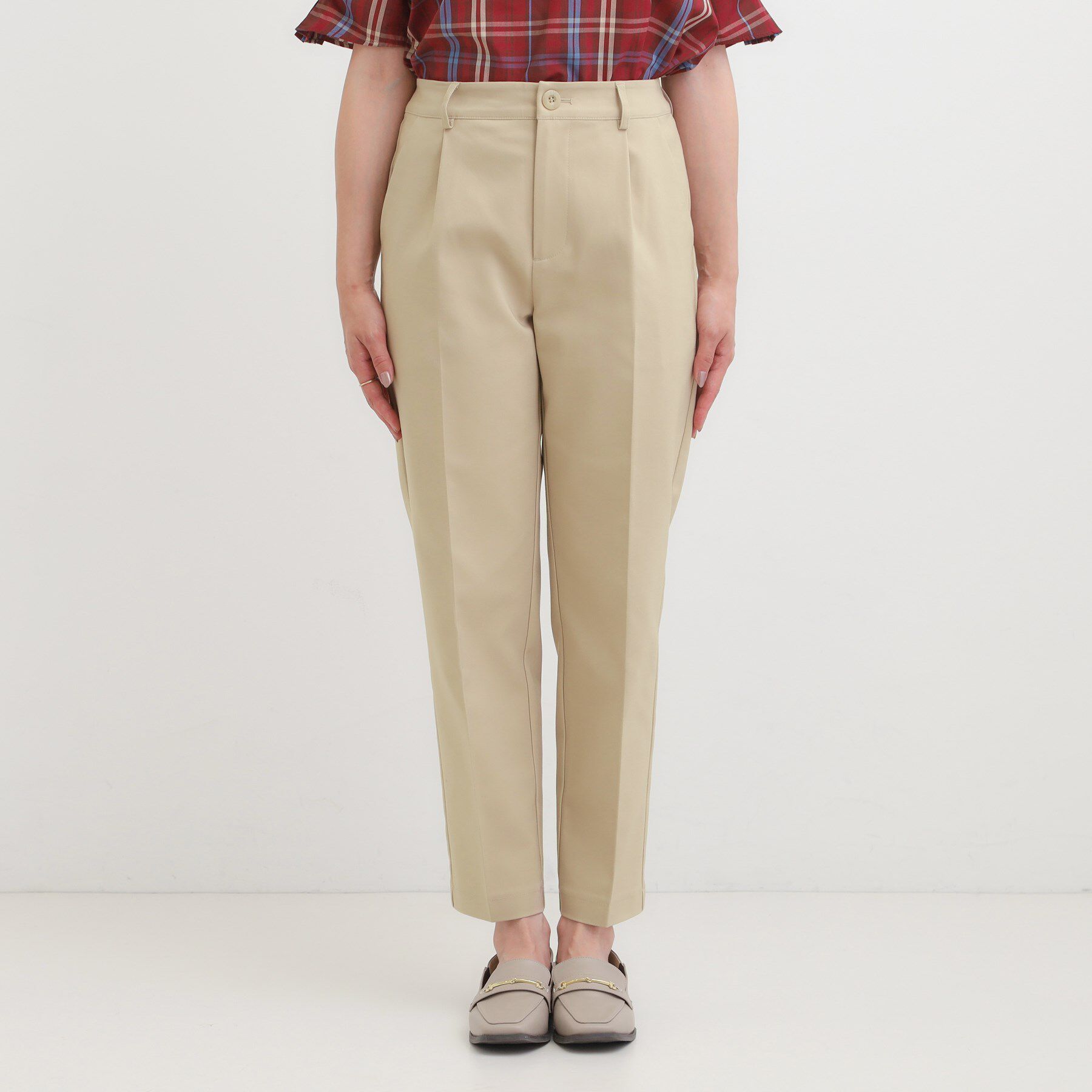 SHOO･LA･RUE「【洗濯機可/S-3L/美脚シルエット】ソフトスティックパンツ」|その他|