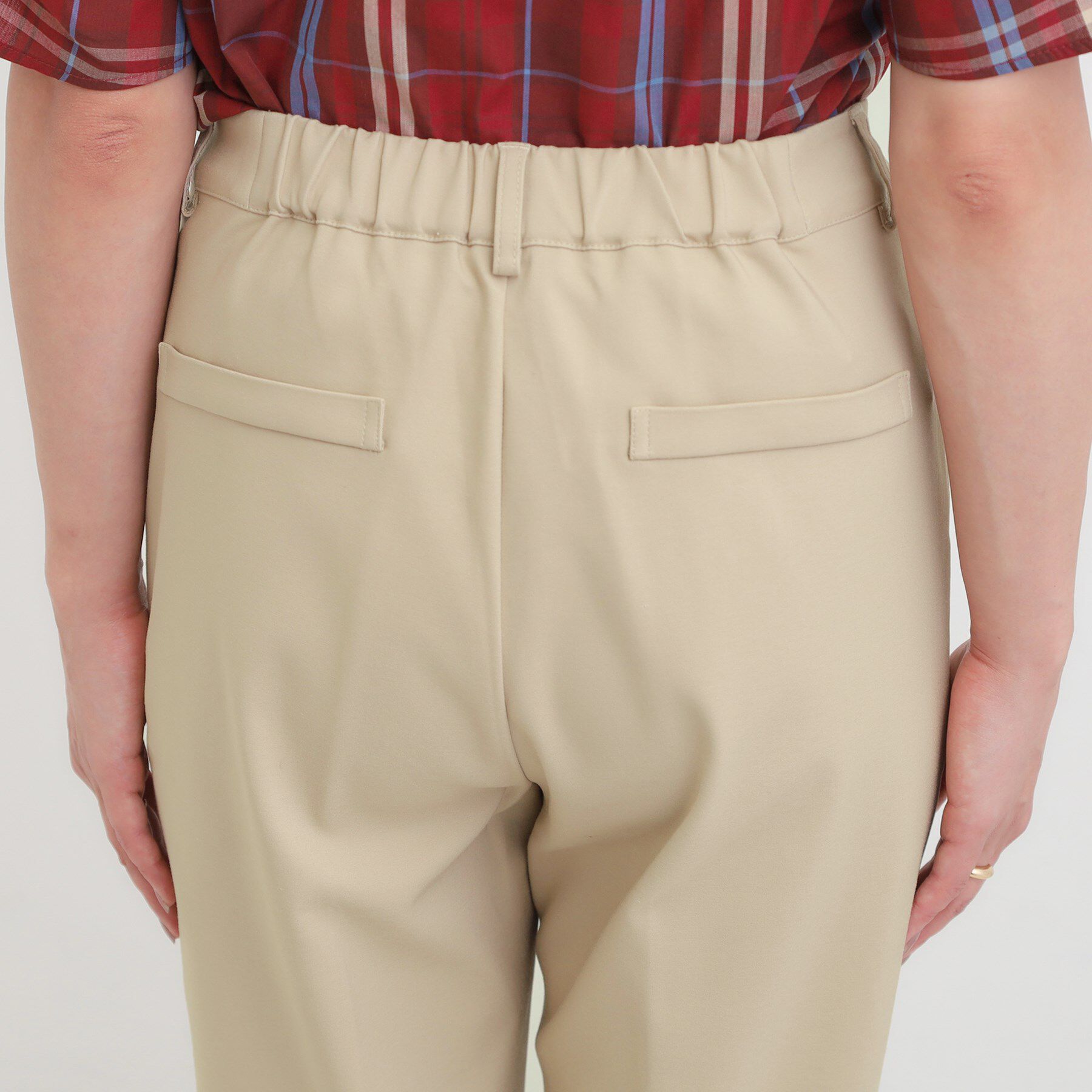 SHOO･LA･RUE「【洗濯機可/S-3L/美脚シルエット】ソフトスティックパンツ」|その他|