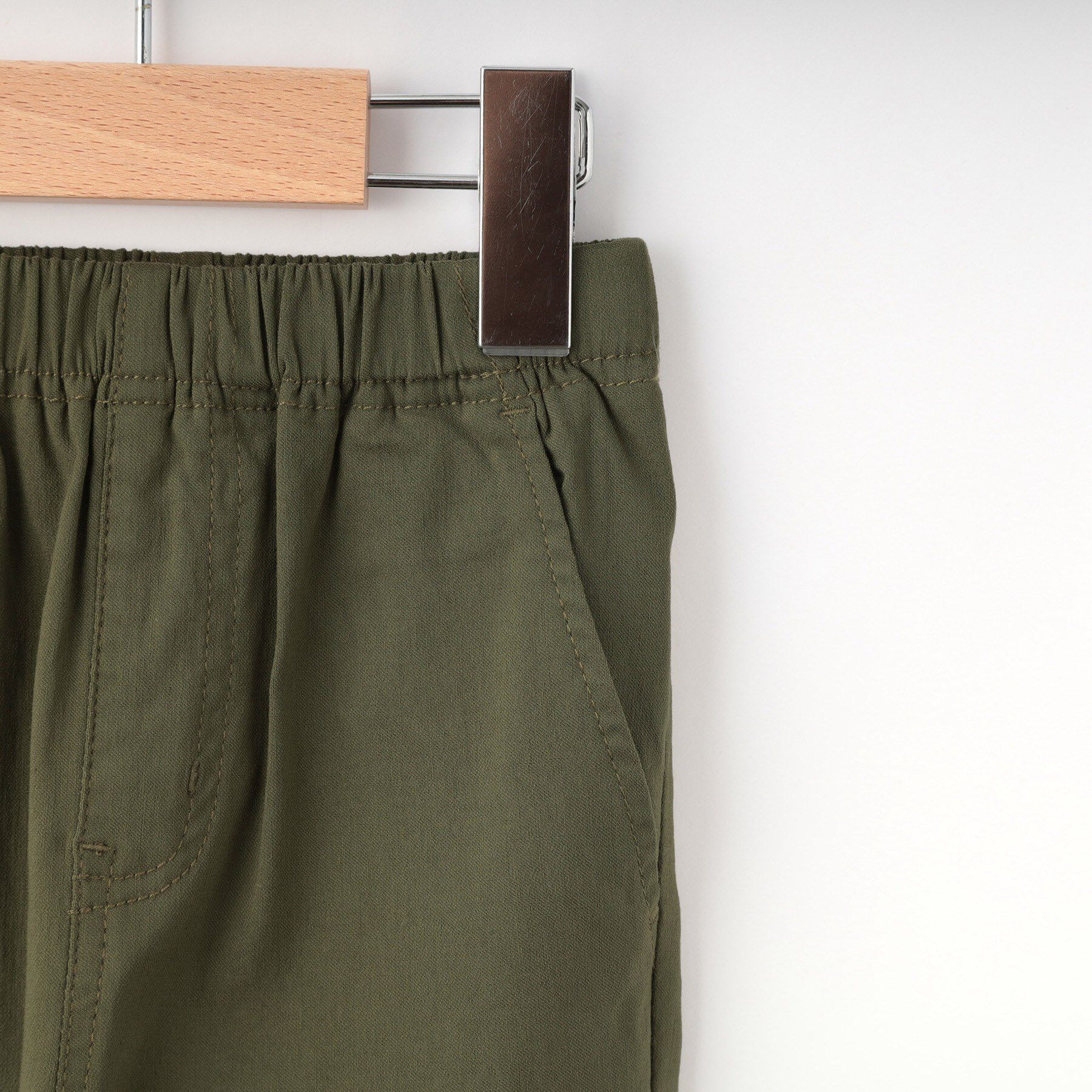 SHOO･LA･RUE「【100-150cm/ストレッチ】シンプルだから使いやすい ストレートパンツ」|その他|