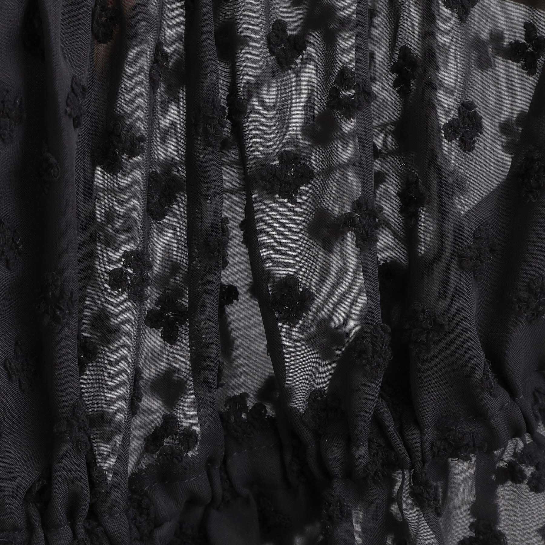 SHOO･LA･RUE「華やかにさをプラスする シアードビー シャーリングブラウス」|シャツ・ブラウス|