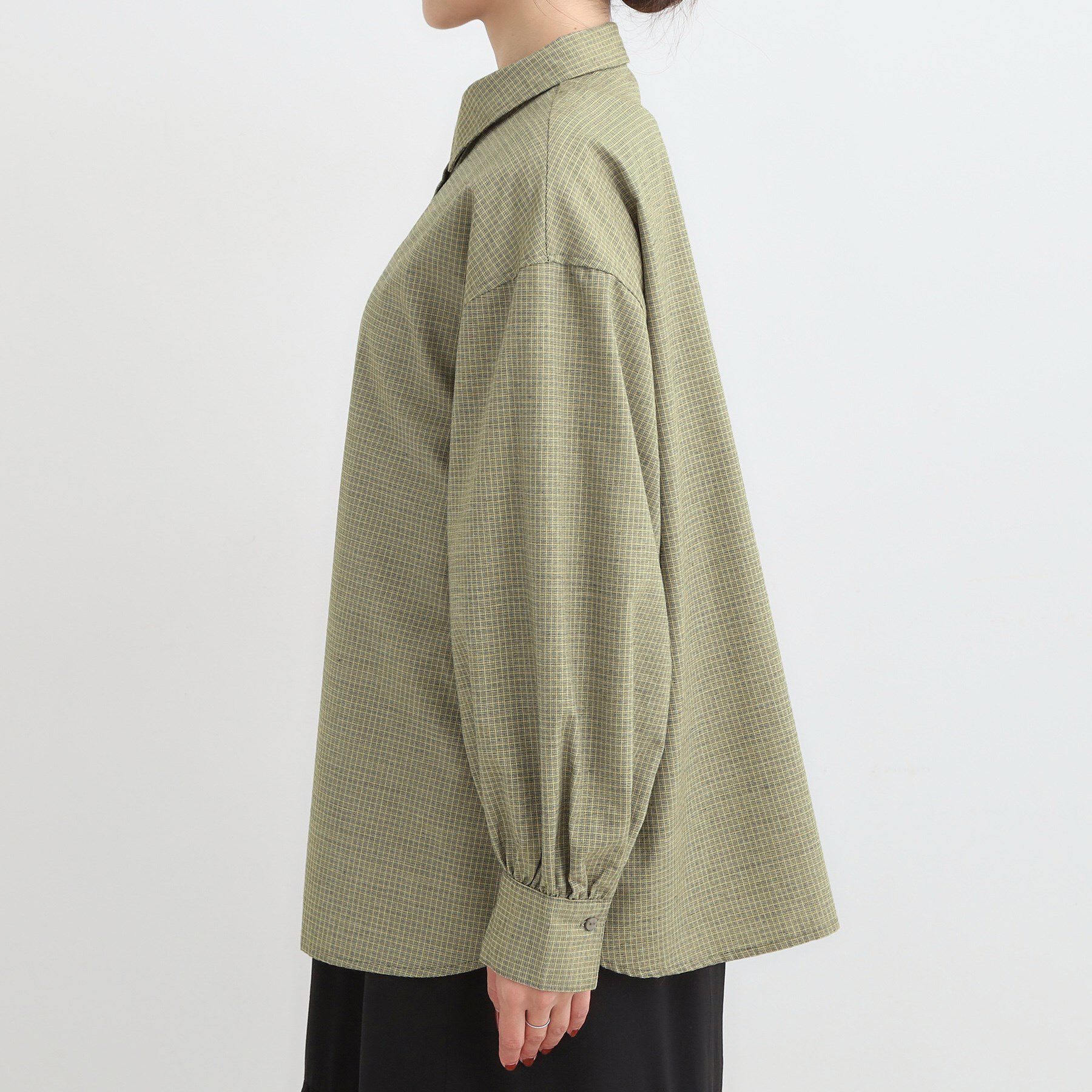 SHOO･LA･RUE「【着丈選べる】オーバーサイズのチェックシャツ」|シャツ・ブラウス|