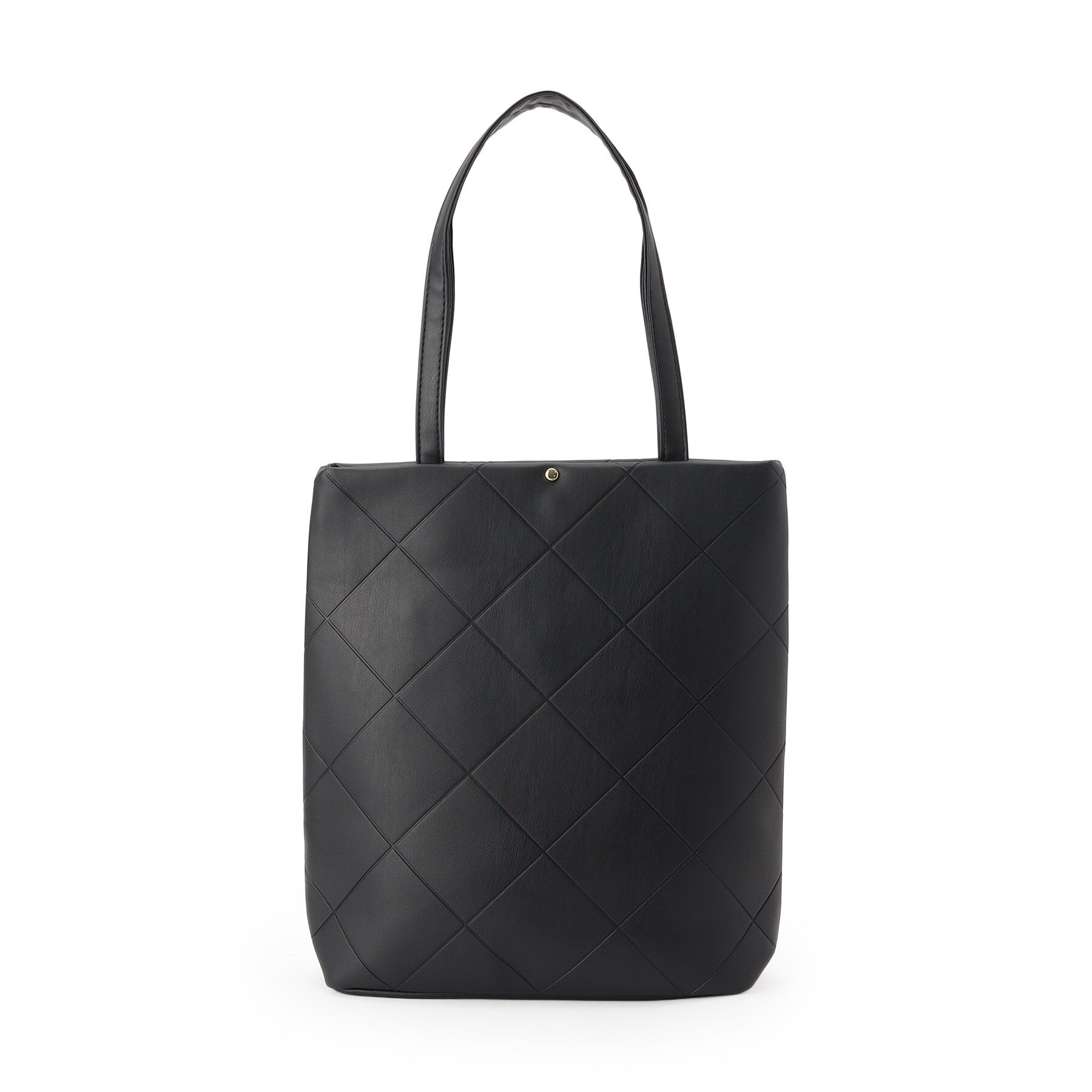 SHOO･LA･RUE「バイアスチェック型押しトートバッグ」|トートバッグ|