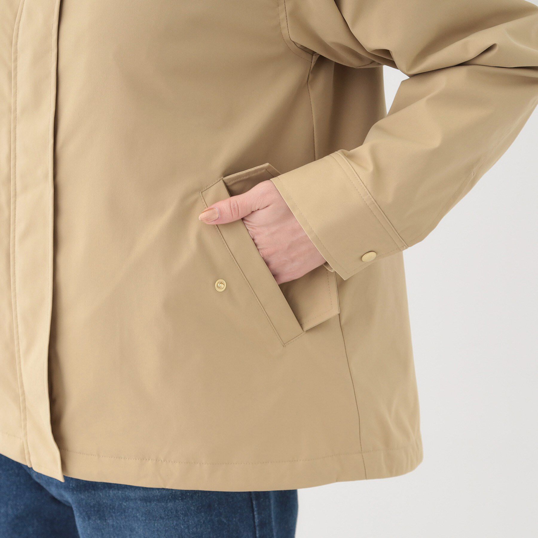 SHOO･LA･RUE「【撥水/マルチWAY】フェイクファーライナー付き 欲張りマンパ」|ブルゾン・スタジャン|