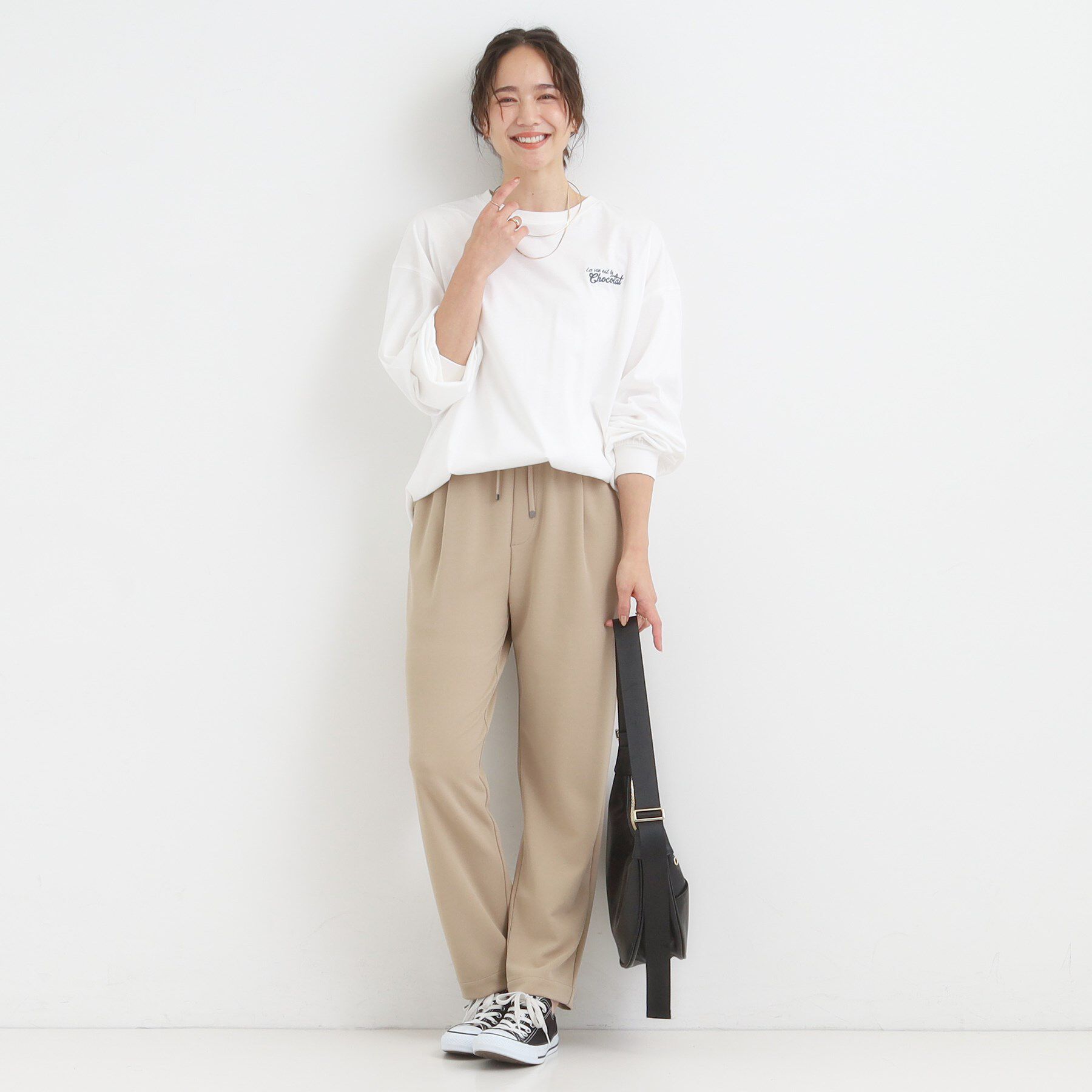 SHOO･LA･RUE「グラフィックアソート BIGロンT」|Tシャツ・カットソー|