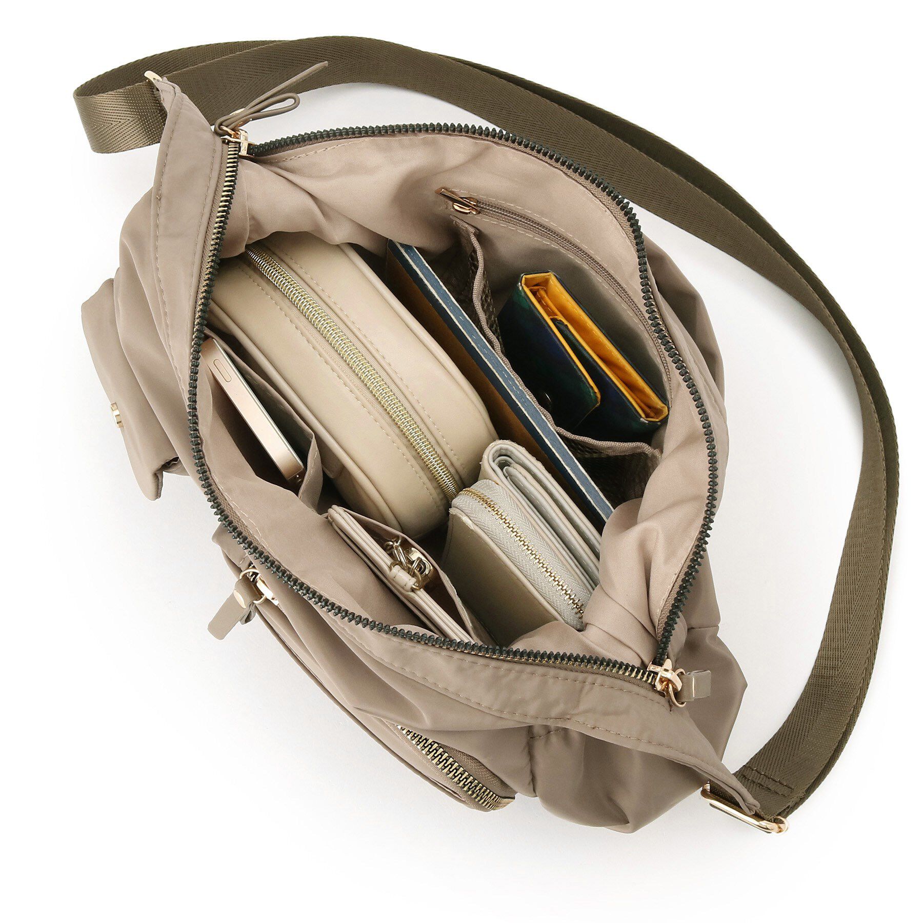 SHOO･LA･RUE「【撥水】立体ポケットショルダーバッグ」|ショルダー・メッセンジャー|