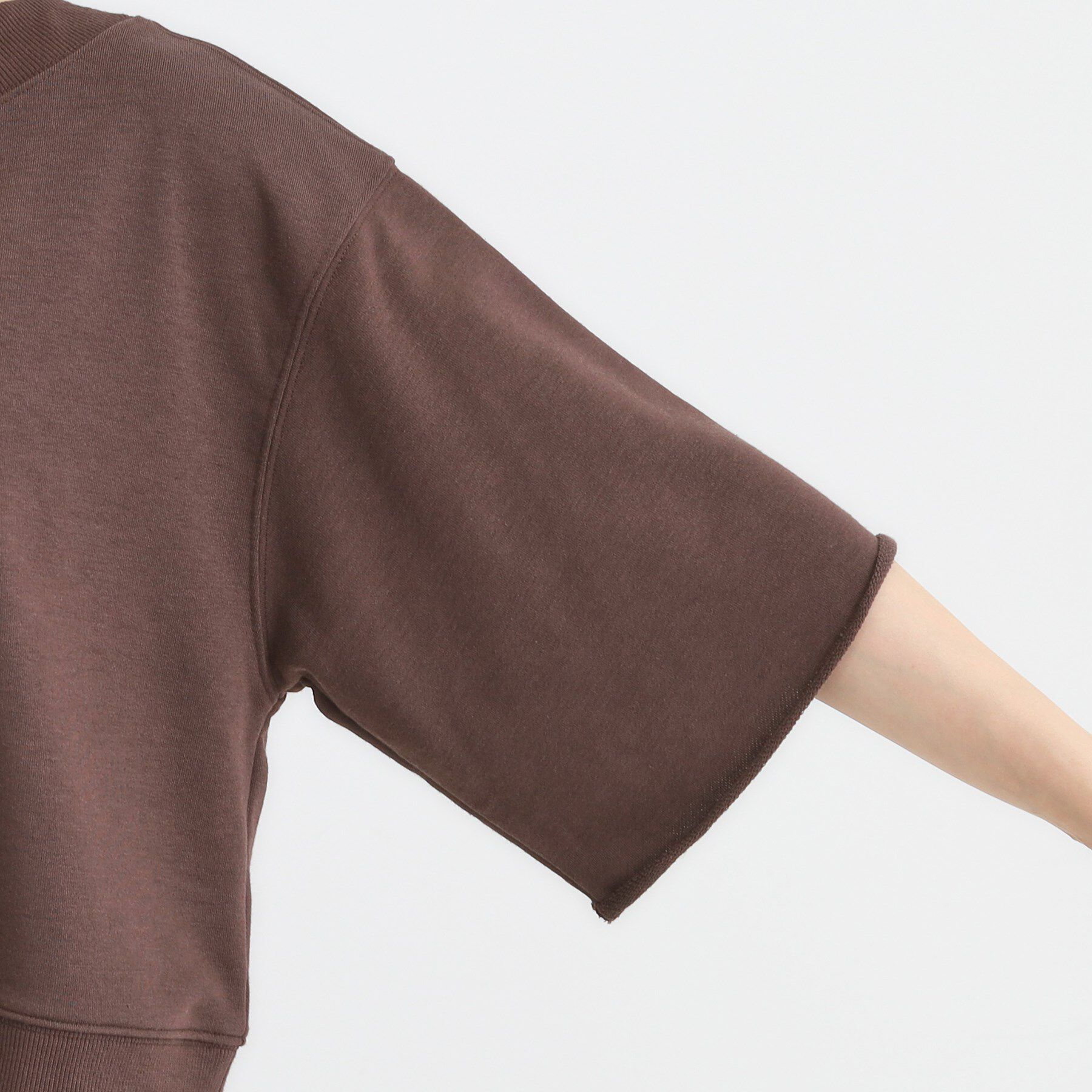 SHOO･LA･RUE「【2点セット】ハーフスリーブミニ裏毛プルオーバー＆レースタンクトップSET」|その他|