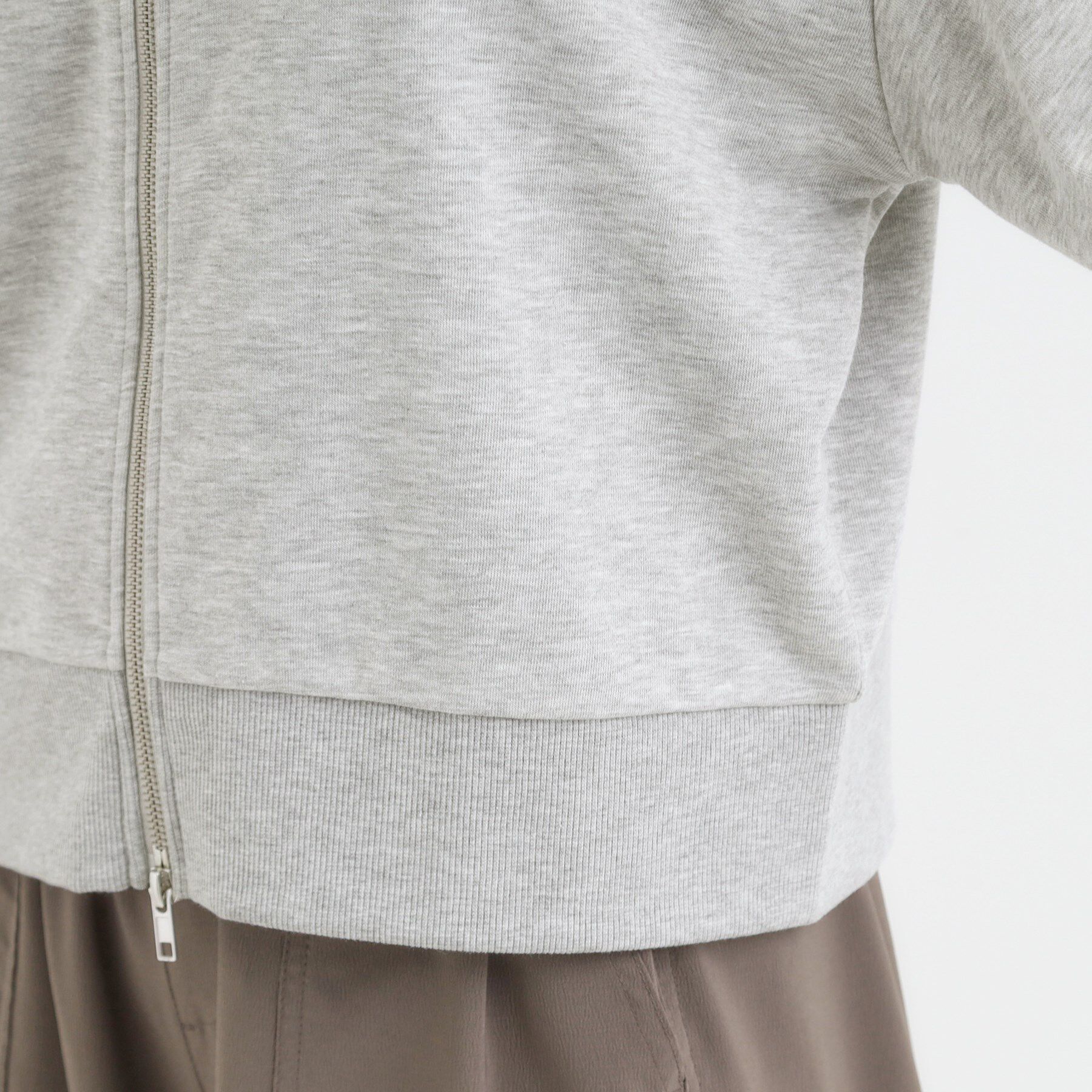 SHOO･LA･RUE「【前後2WAY】ボートネックダブルジップカーディガン」|カーディガン|