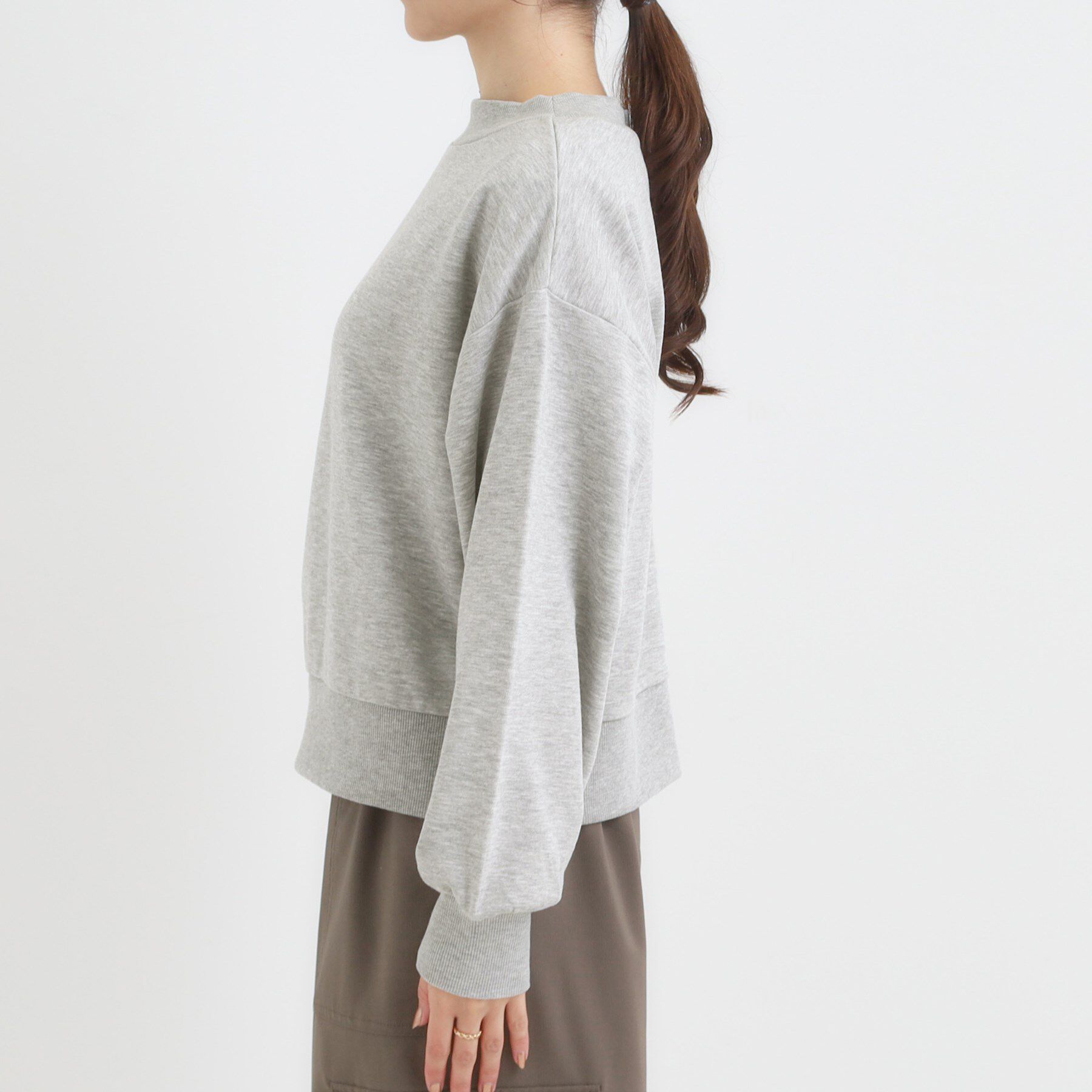 SHOO･LA･RUE「【前後2WAY】ボートネックダブルジップカーディガン」|カーディガン|