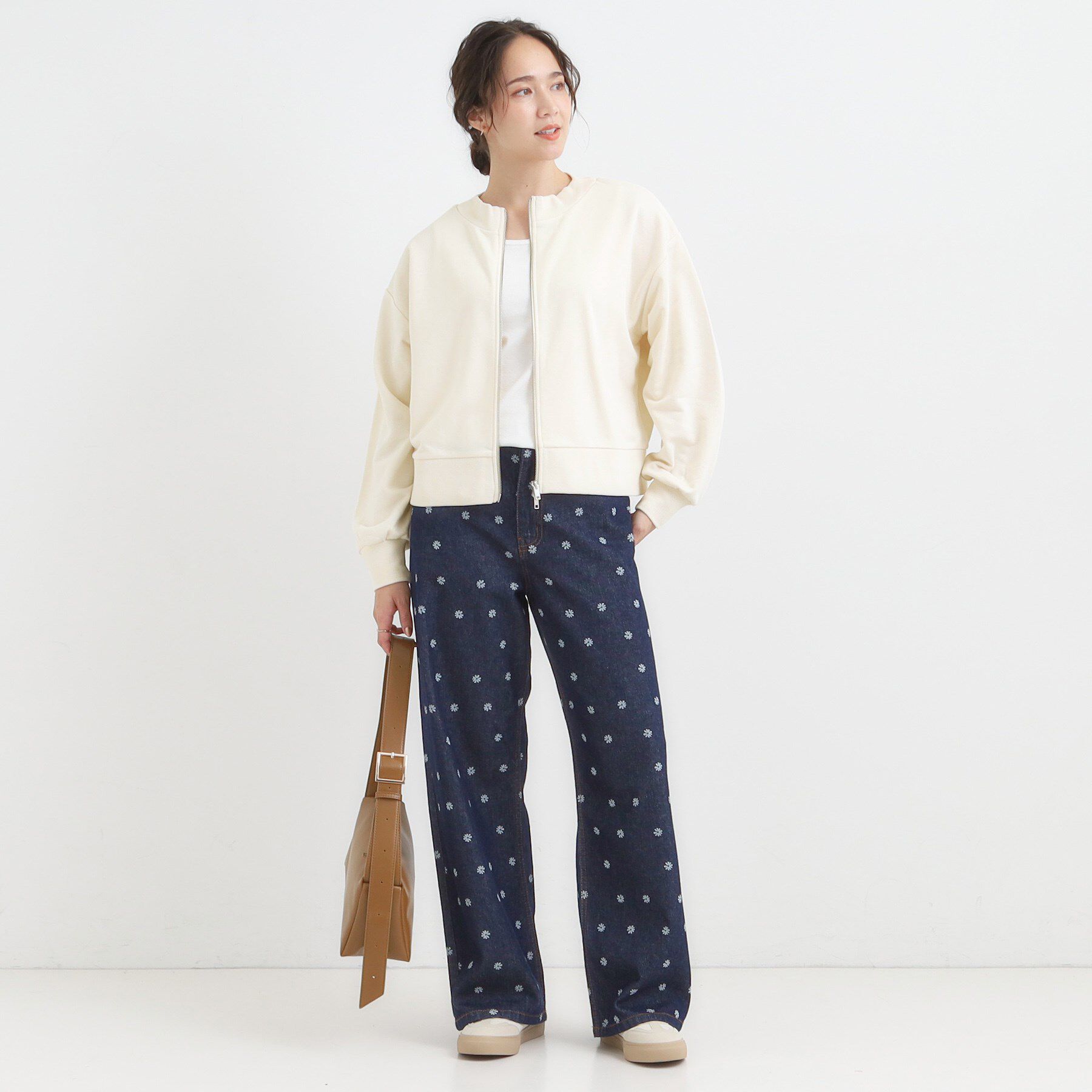 SHOO･LA･RUE「【前後2WAY】ボートネックダブルジップカーディガン」|カーディガン|