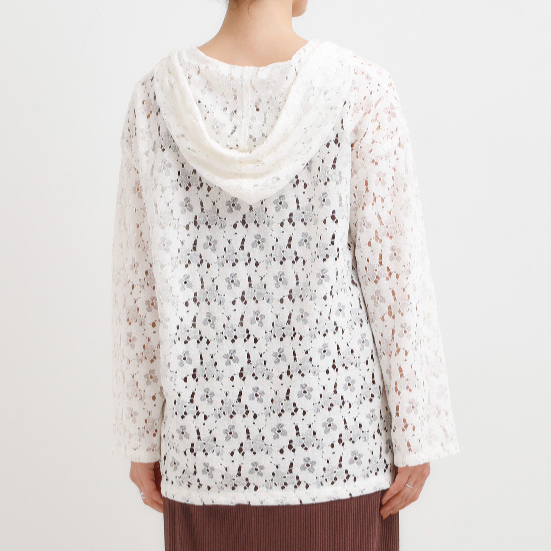 SHOO･LA･RUE「レースフーディプルオーバー」|シャツ・ブラウス|