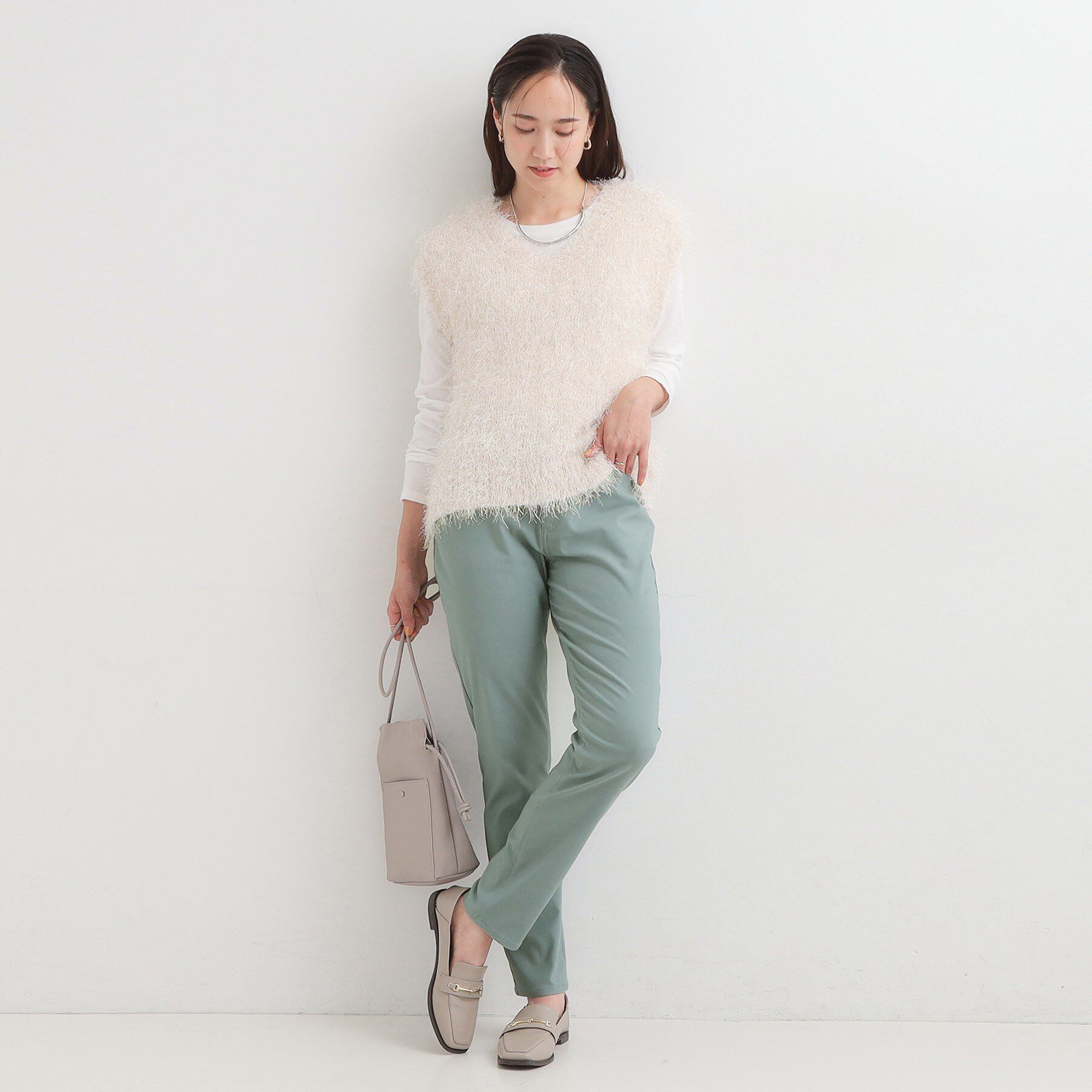 SHOO･LA･RUE「【洗濯機可/S-LL】フィット感が心地よい ハイパースキニー裏起毛」|その他|