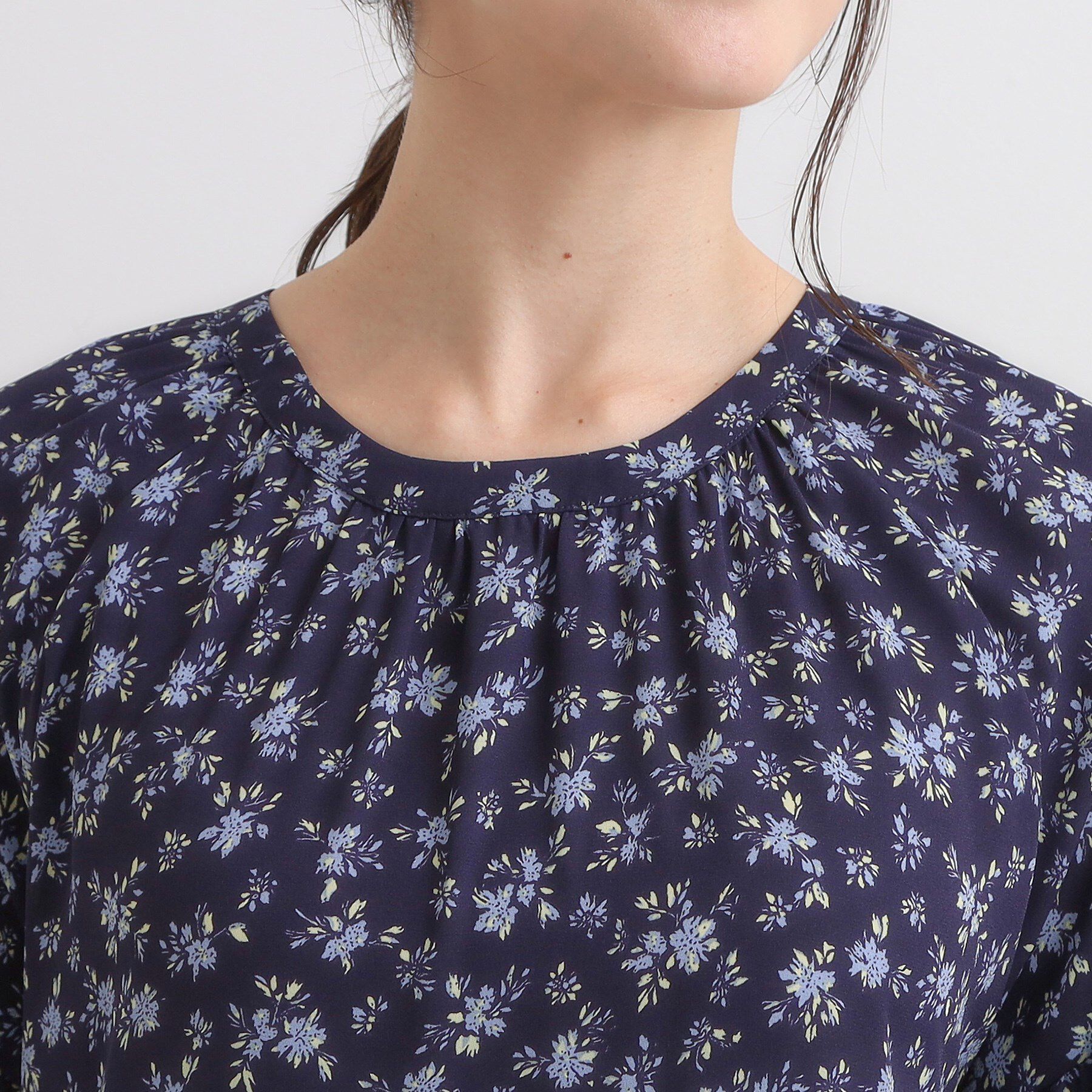 SHOO･LA･RUE「【前後2WAY】1枚で着映える フラワープリント マキシワンピース」|ワンピース|