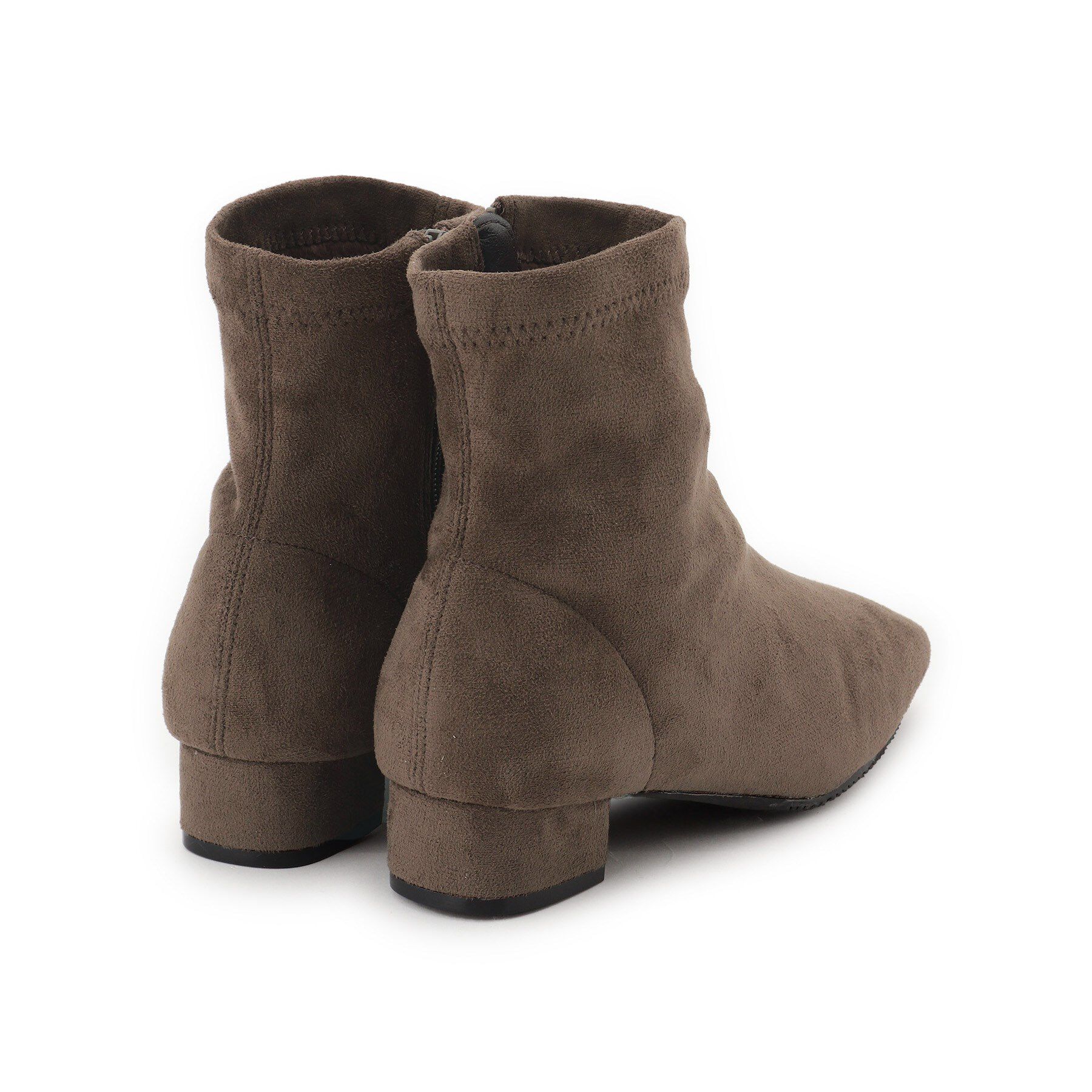 SHOO･LA･RUE「ストレッチローヒール」|ショートブーツ|