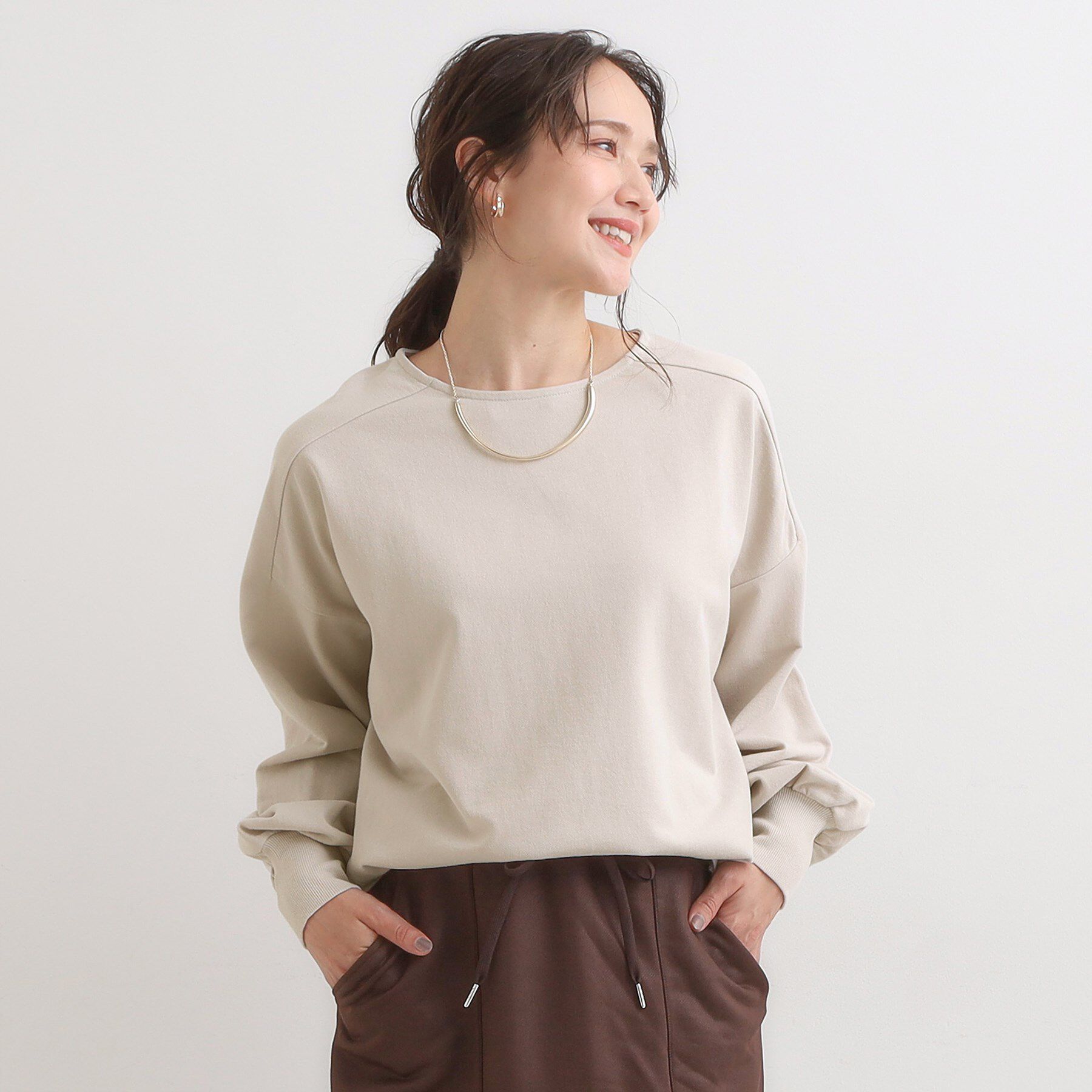 SHOO･LA･RUE「大人の抜け感 1枚で決まる ゆるロンT」|Tシャツ・カットソー|