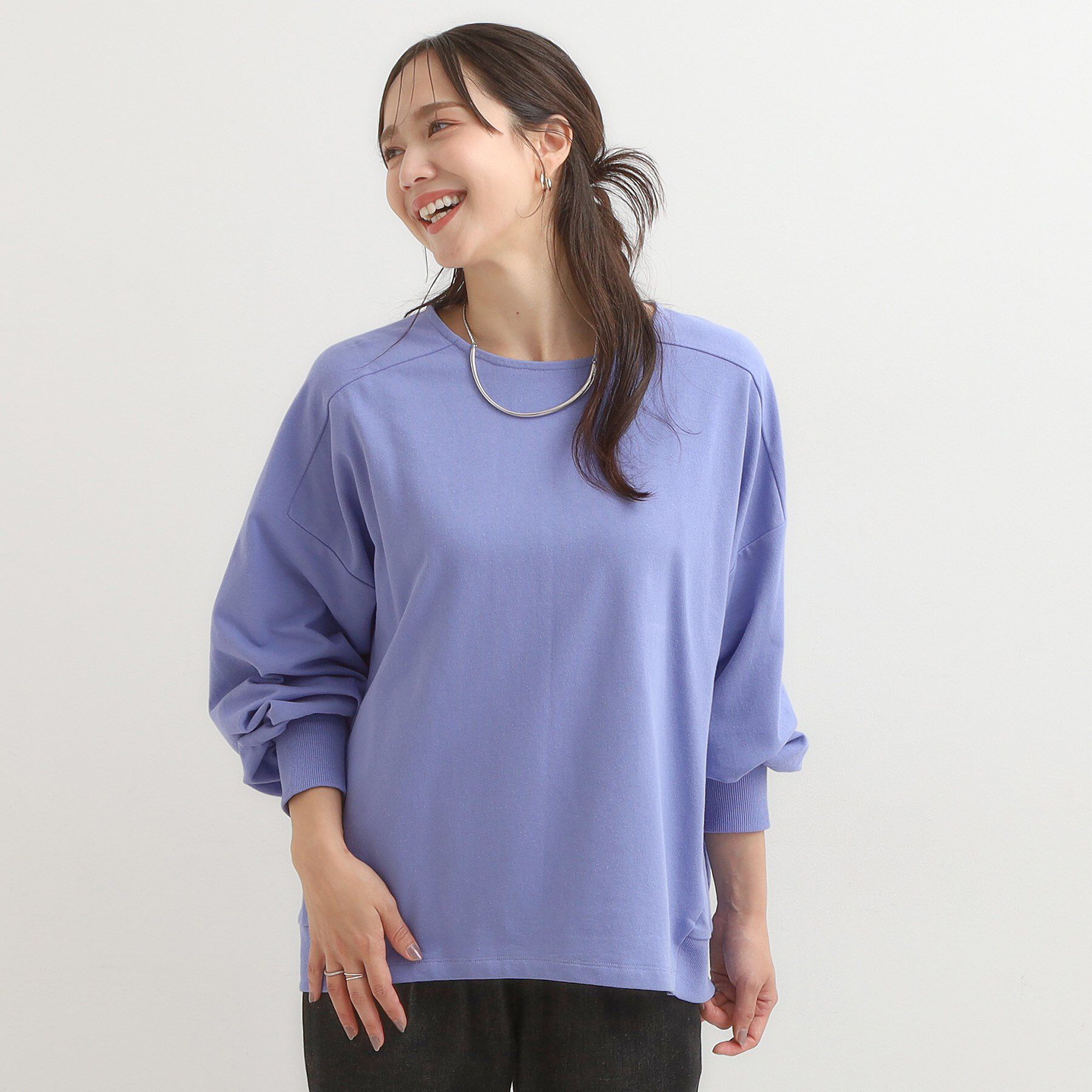 SHOO･LA･RUE「大人の抜け感 1枚で決まる ゆるロンT」|Tシャツ・カットソー|