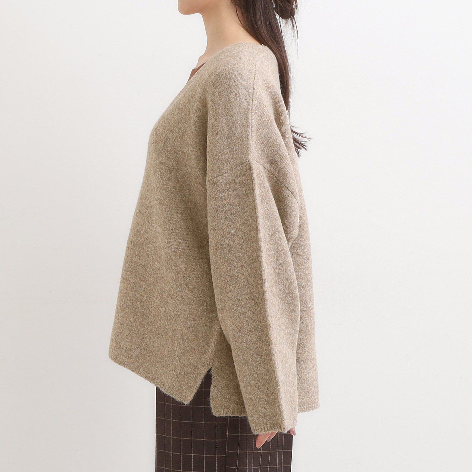 SHOO･LA･RUE「【洗濯機可】ふわっと軽く羽織れる オーバーサイズカーディガン」|カーディガン|