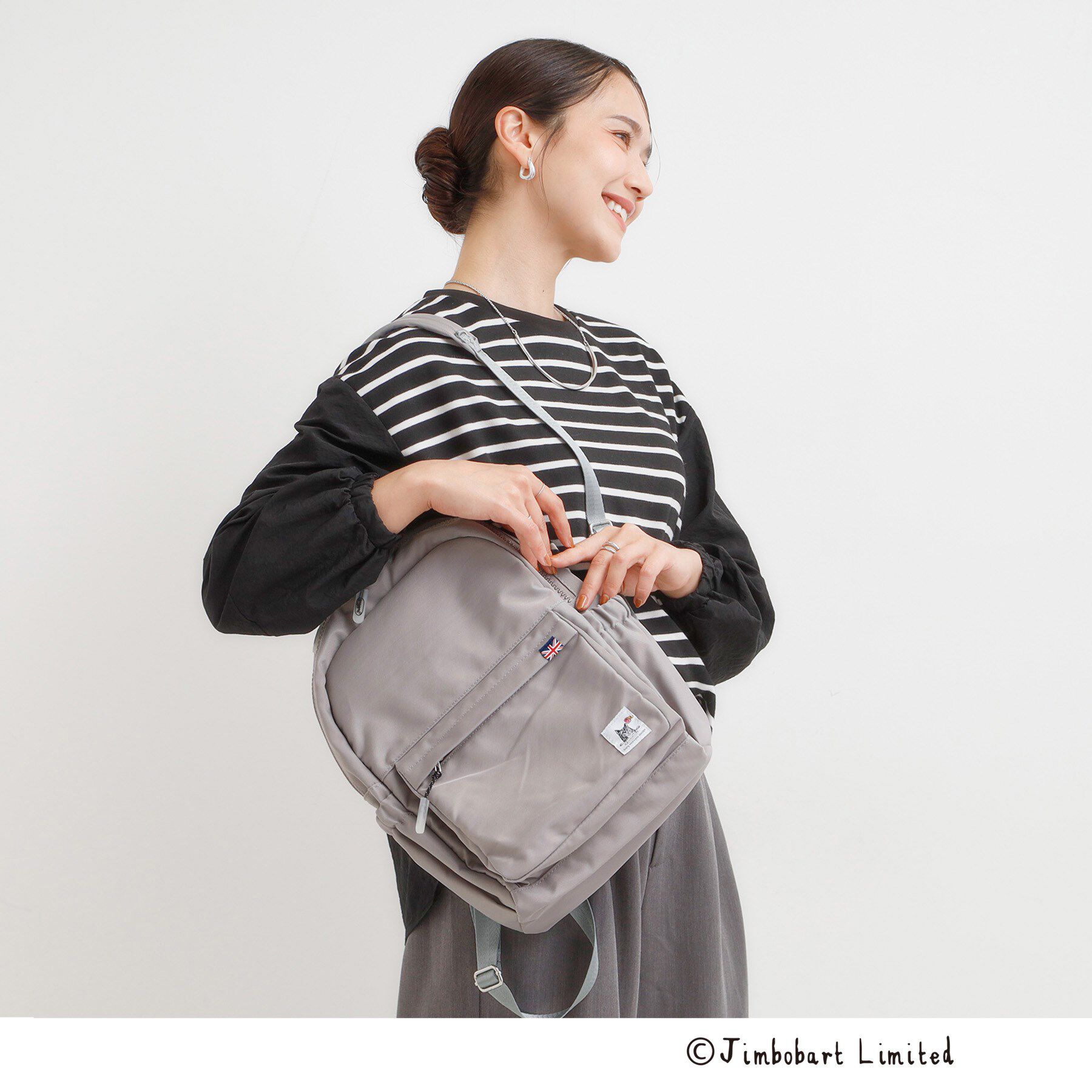 SHOO･LA･RUE「【撥水】リュック【Jimbobart】」|リュック|グレー(012)