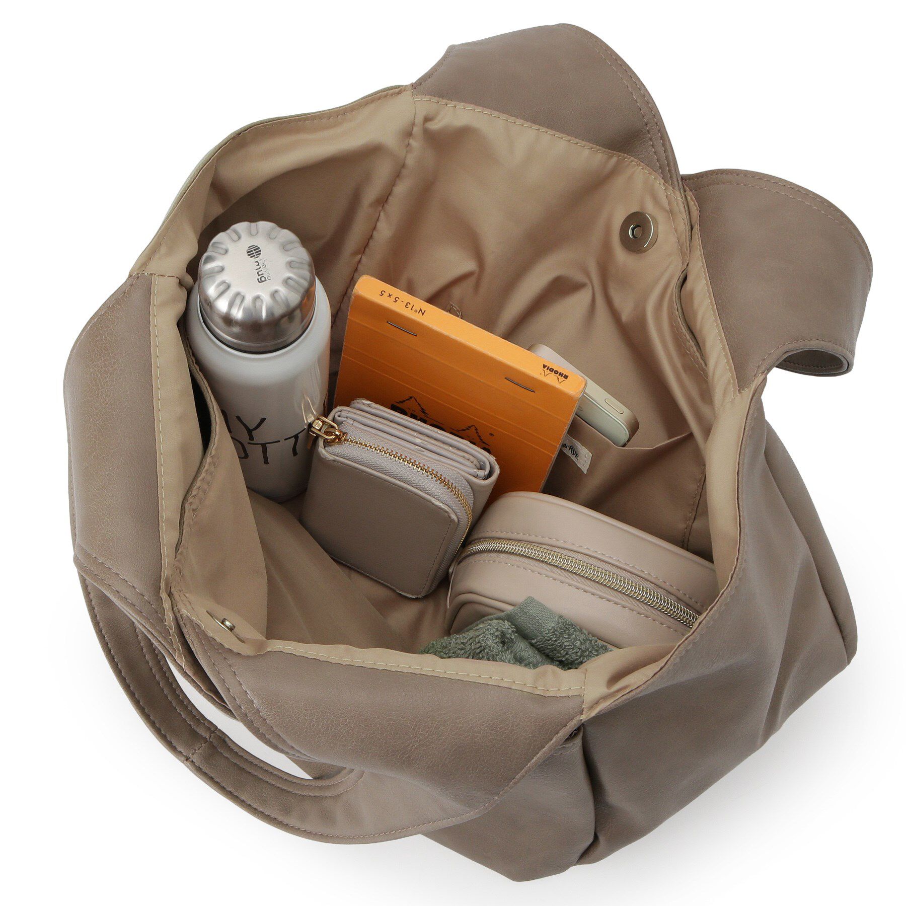 SHOO･LA･RUE「あおりポケットバルーントートバッグ」|トートバッグ|