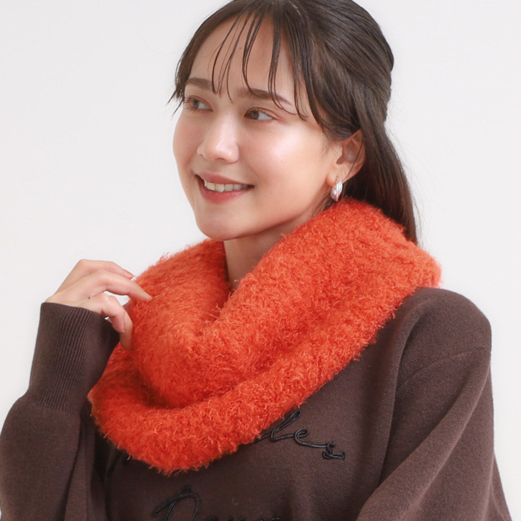 SHOO･LA･RUE「プードル風ニットスヌード」|スヌード|