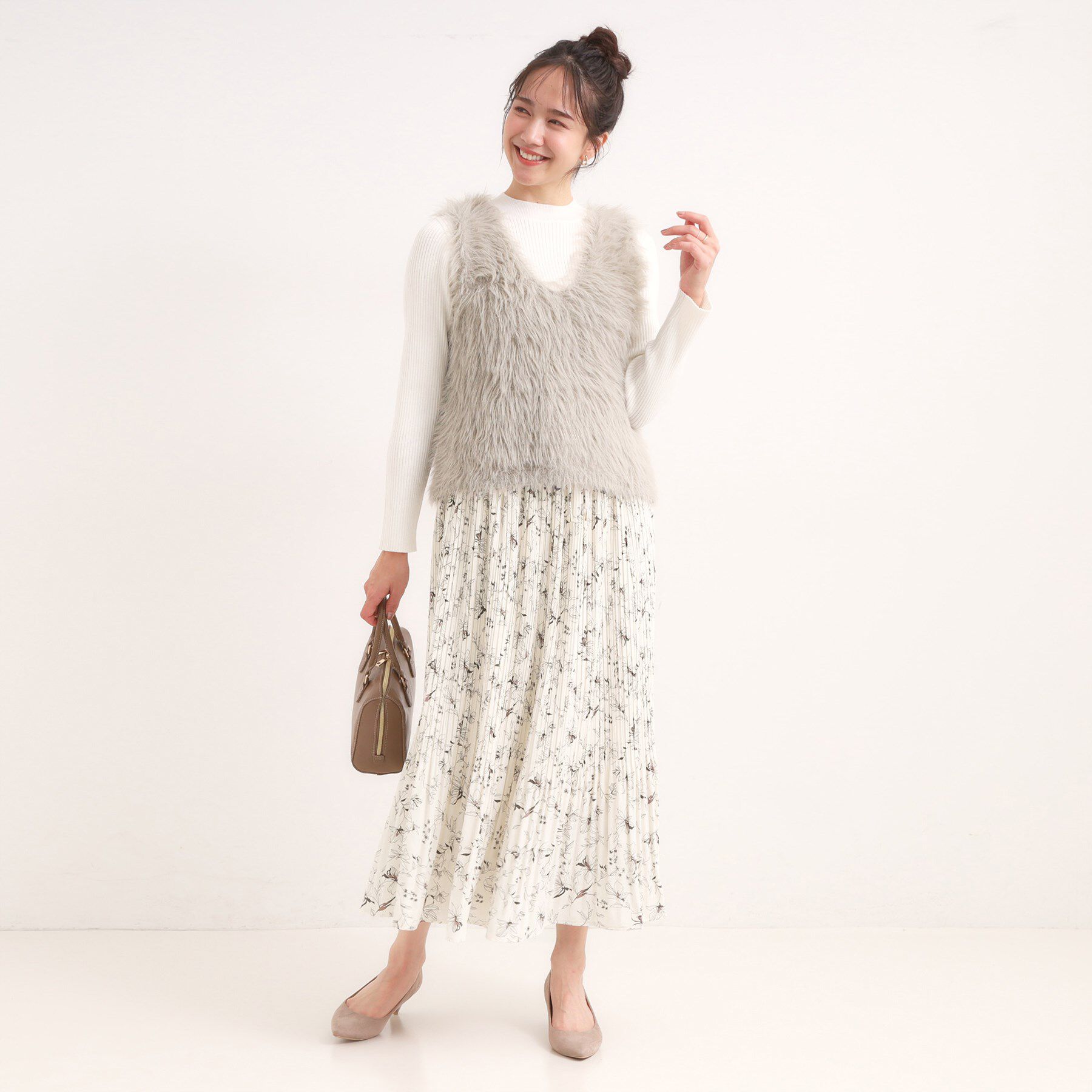 SHOO･LA･RUE「【セットアップ可】大人上品な アソートプリーツスカート」|スカート|