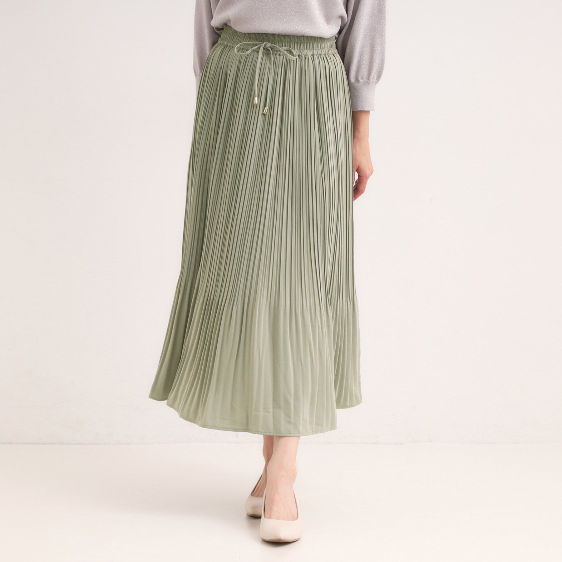 SHOO･LA･RUE「【セットアップ可】大人上品な アソートプリーツスカート」|スカート|