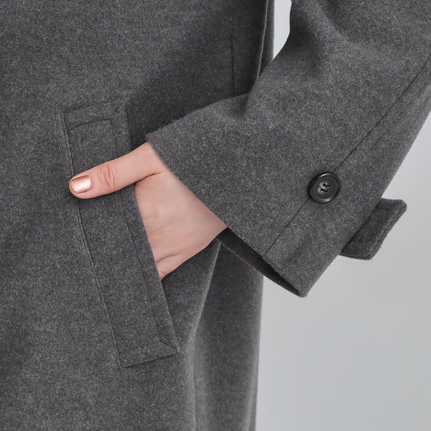 SHOO･LA･RUE「【2WAY】こなれきれい ウール調コクーンコート」|チェスターコート|