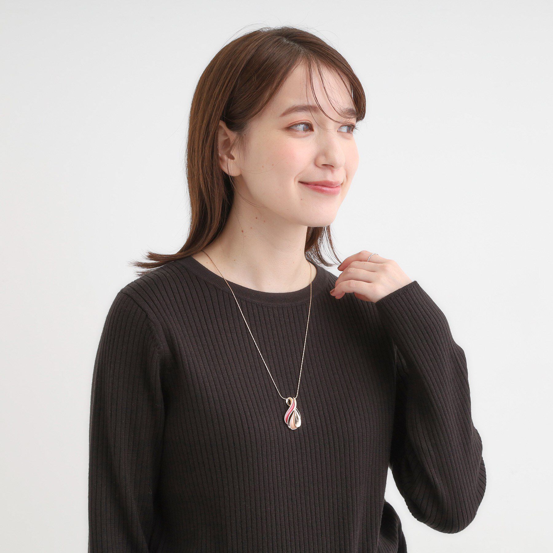 SHOO･LA･RUE「エポドロップダブルネックレス」|ネックレス|