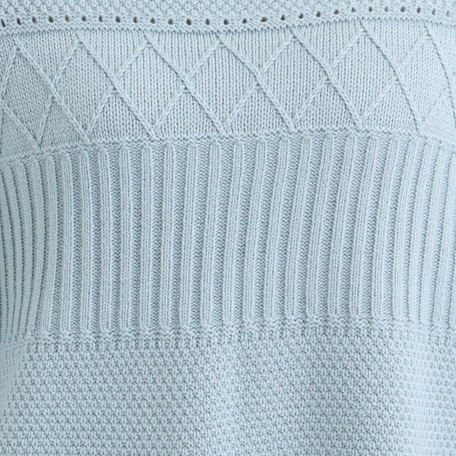 SHOO･LA･RUE「【洗濯機可/毛玉レス/S-LL】1枚でサマ見え ミックスケーブル柄ニット」|ニット・セーター|