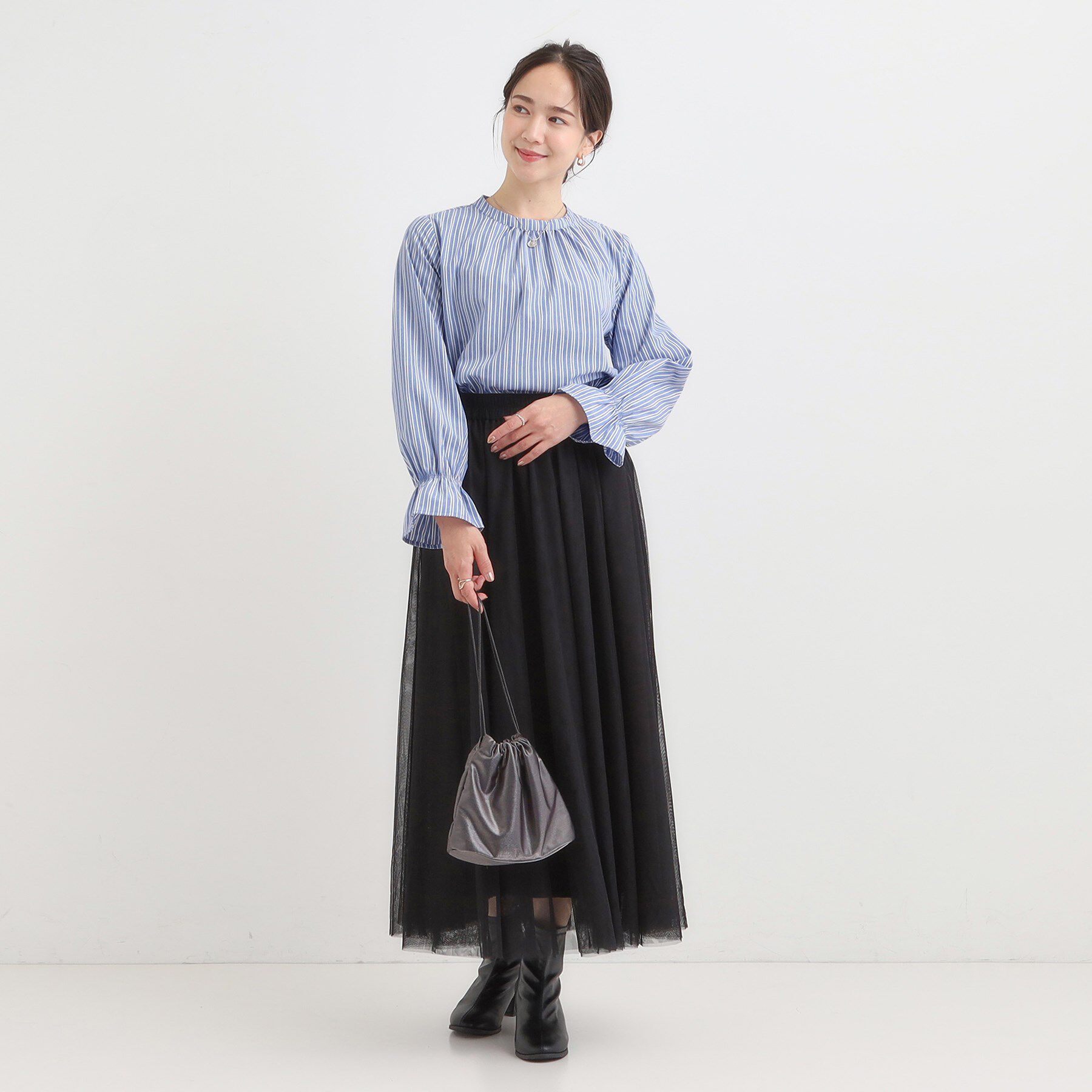 SHOO･LA･RUE「マルチストライプブラウス」|シャツ・ブラウス|