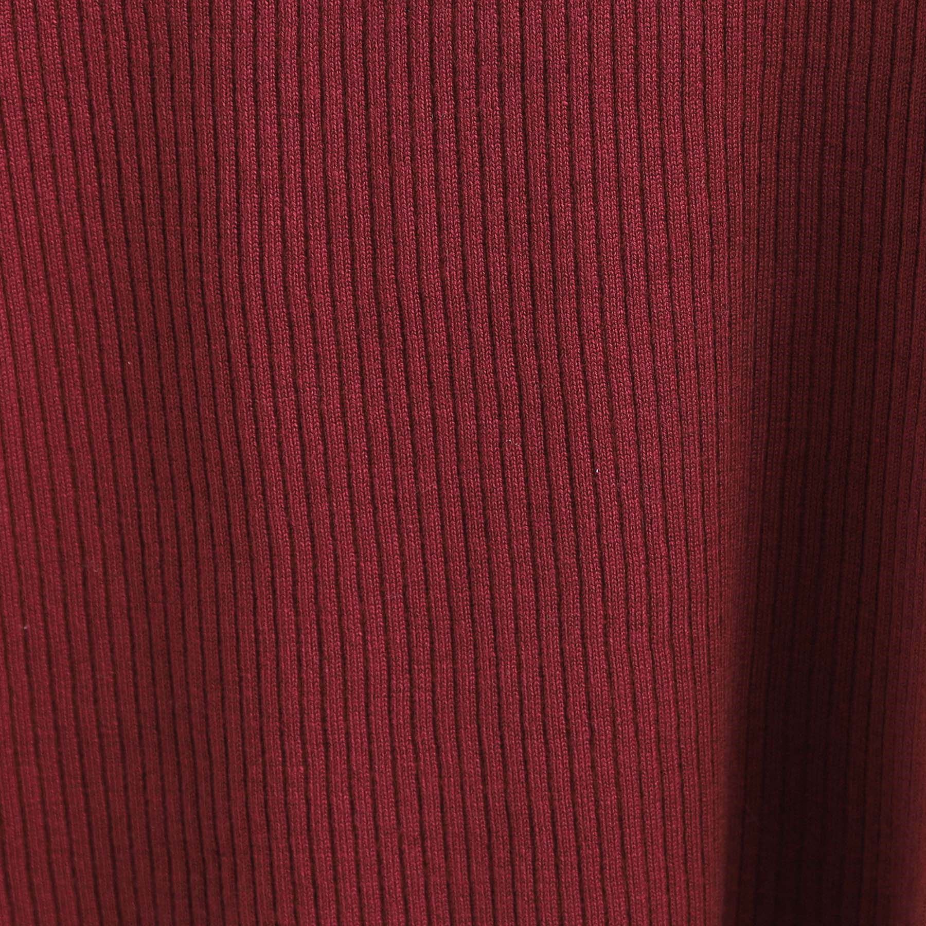 SHOO･LA･RUE「【絶妙なゆるピタ/洗濯機可】ちくちくしにくい リブクルーネックやわらかニット」|ニット・セーター|