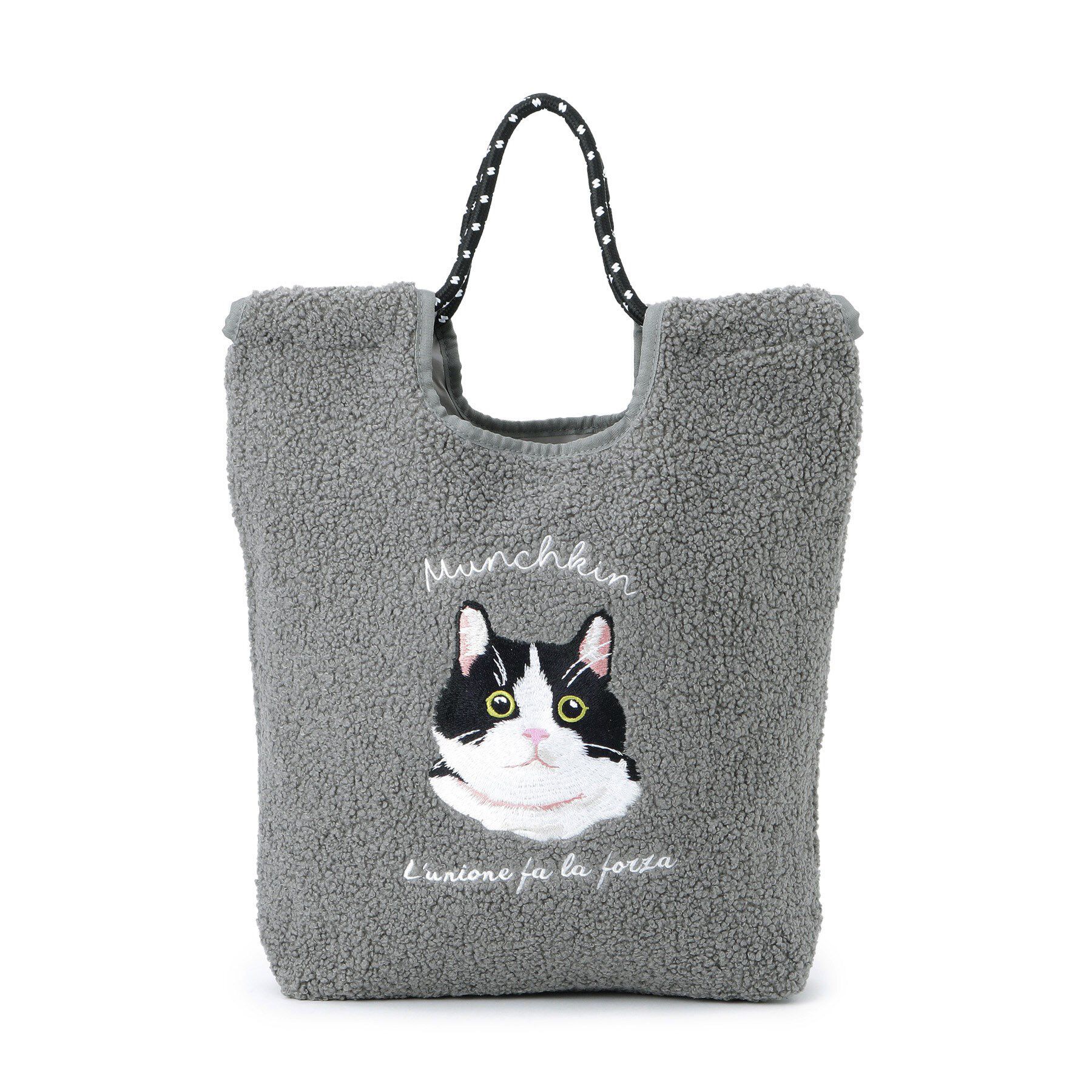 SHOO･LA･RUE「ボア刺繍アニマルコードトートバッグ」|トートバッグ|