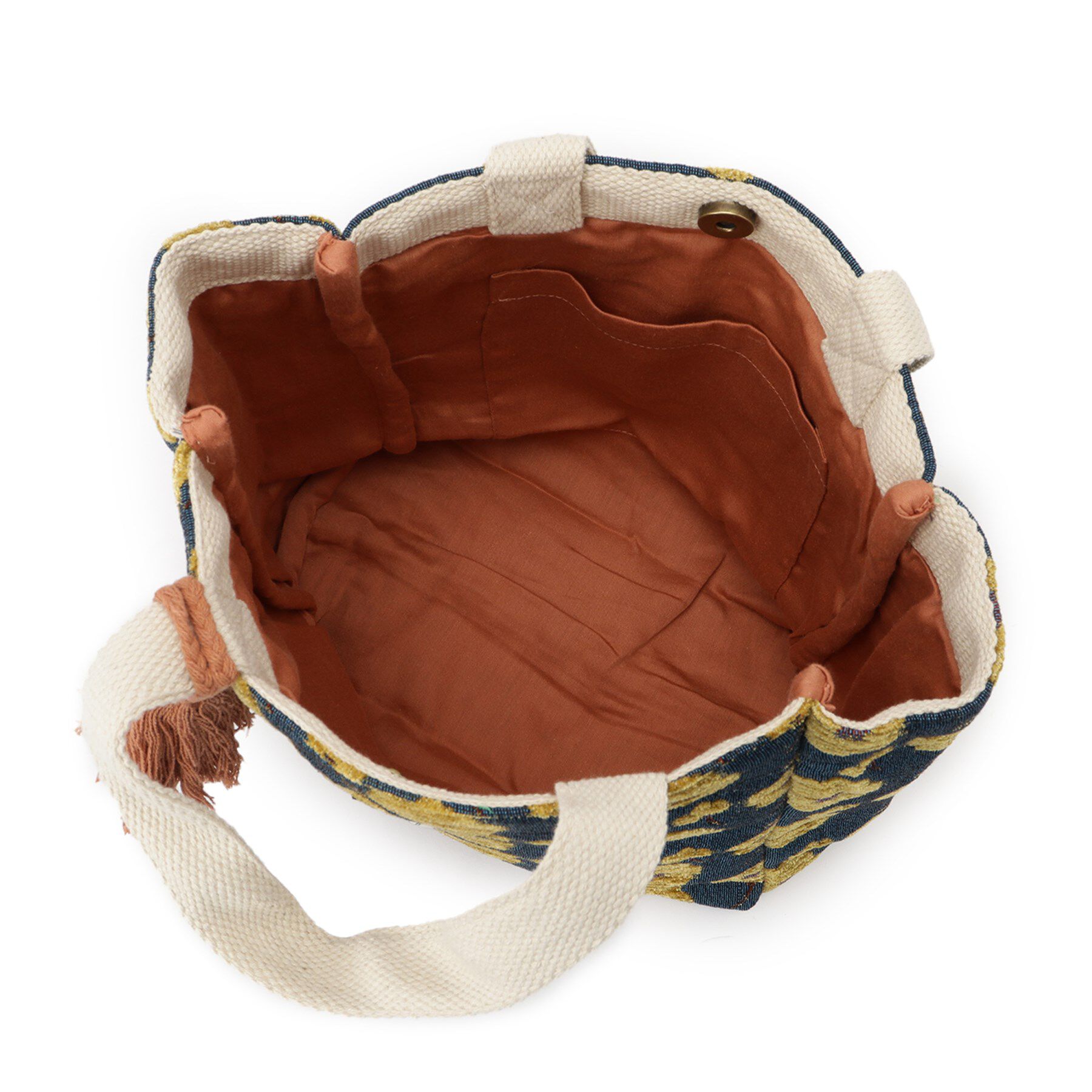 SHOO･LA･RUE「インド製ジャカードランチトートバッグ」|トートバッグ|