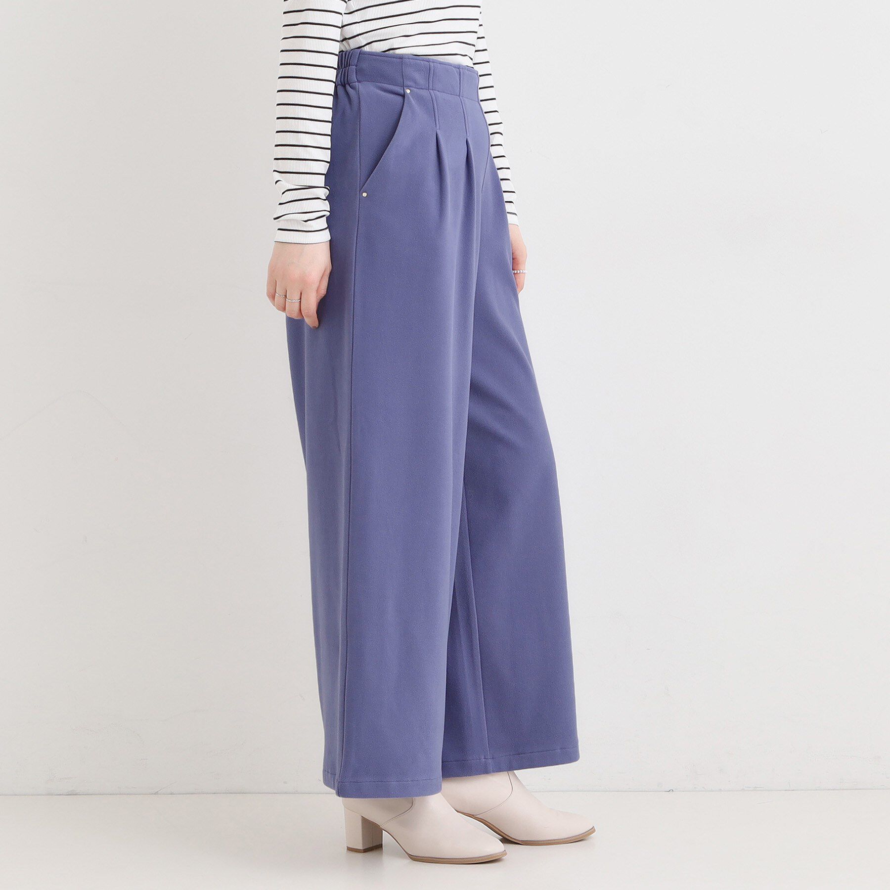 SHOO･LA･RUE「【着丈選べる/きっと虜になる】あったかもちもち ワイドパンツ」|その他|