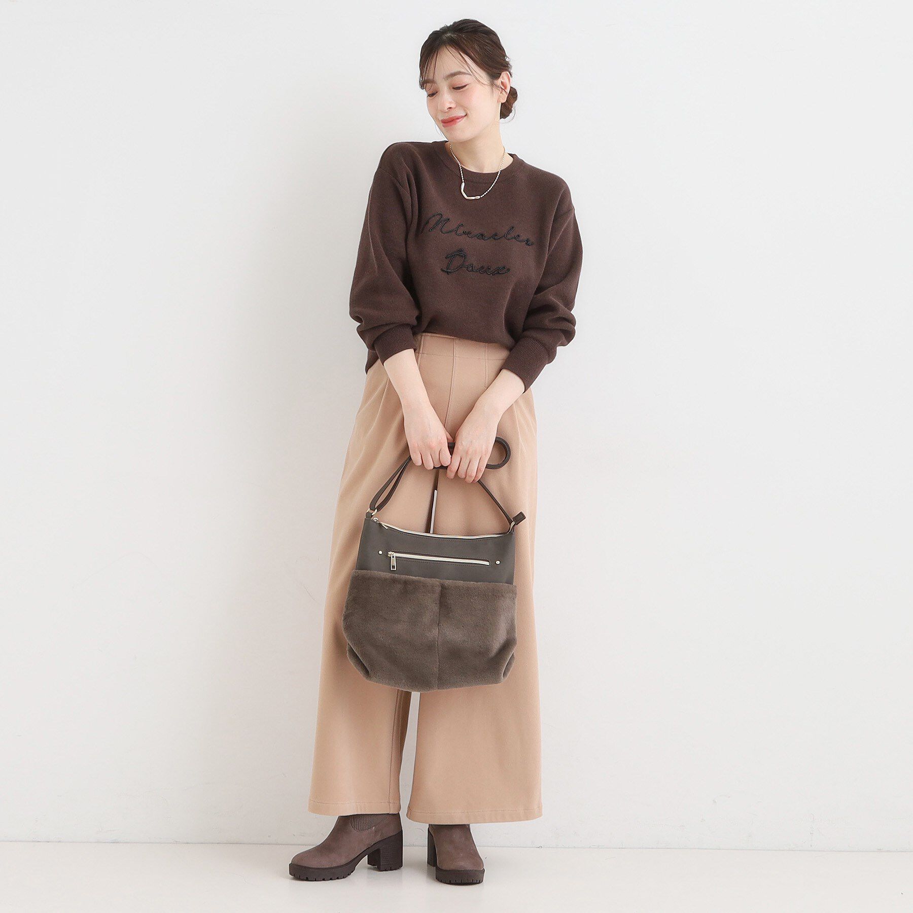 SHOO･LA･RUE「ポケットフェイクファーショルダーバッグ」|ショルダー・メッセンジャー|