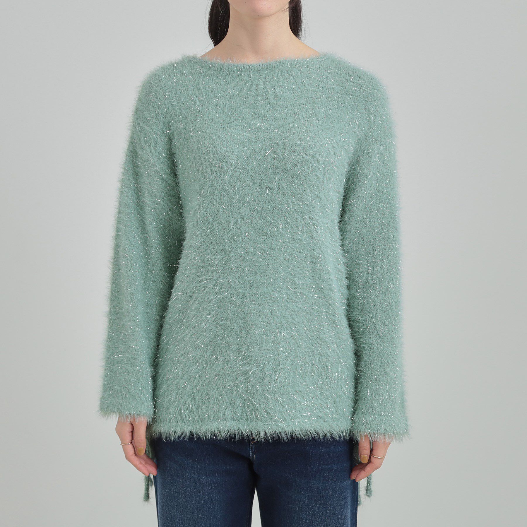 SHOO･LA･RUE「キラふわ ラメフェザードロストニット」|ニット・セーター|