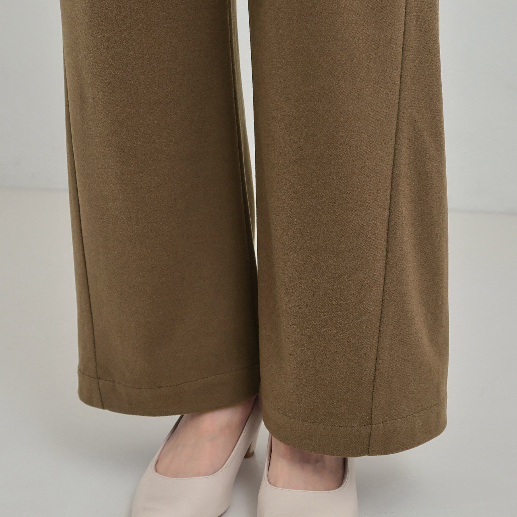 SHOO･LA･RUE「【あったか/S-LL】ゆるっとリラクシーに イージーワイドパンツ」|その他|