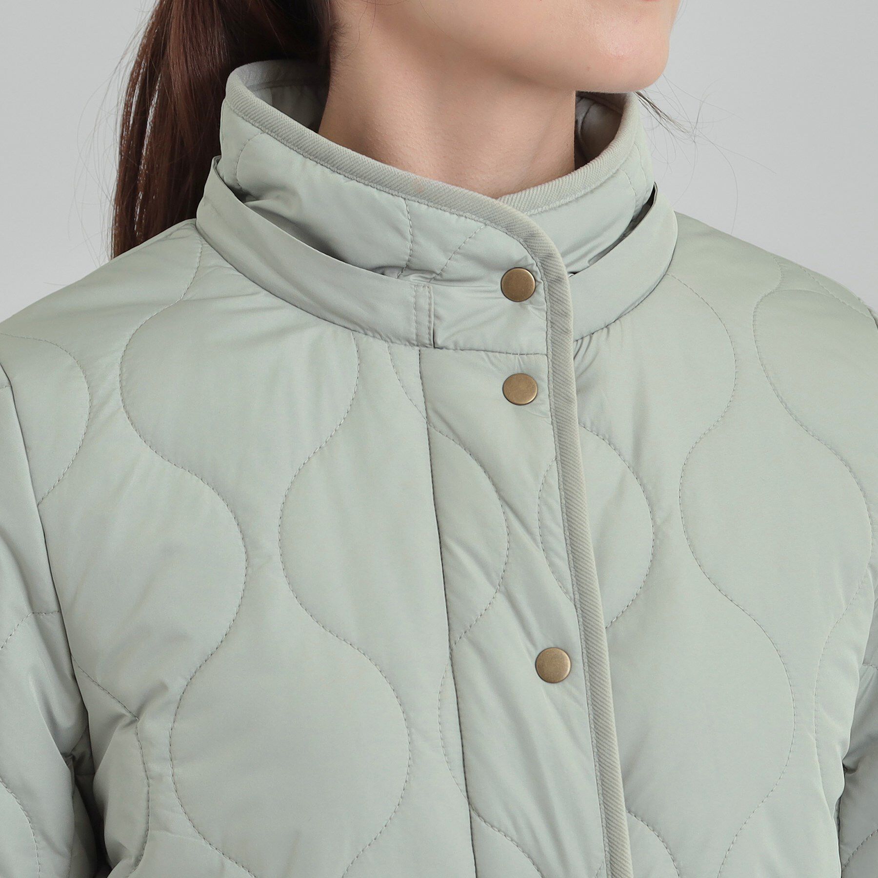 SHOO･LA･RUE「【撥水/フード取り外し可】冬に嬉しいこだわり満載 ひょうたん柄キルトコート」|その他|