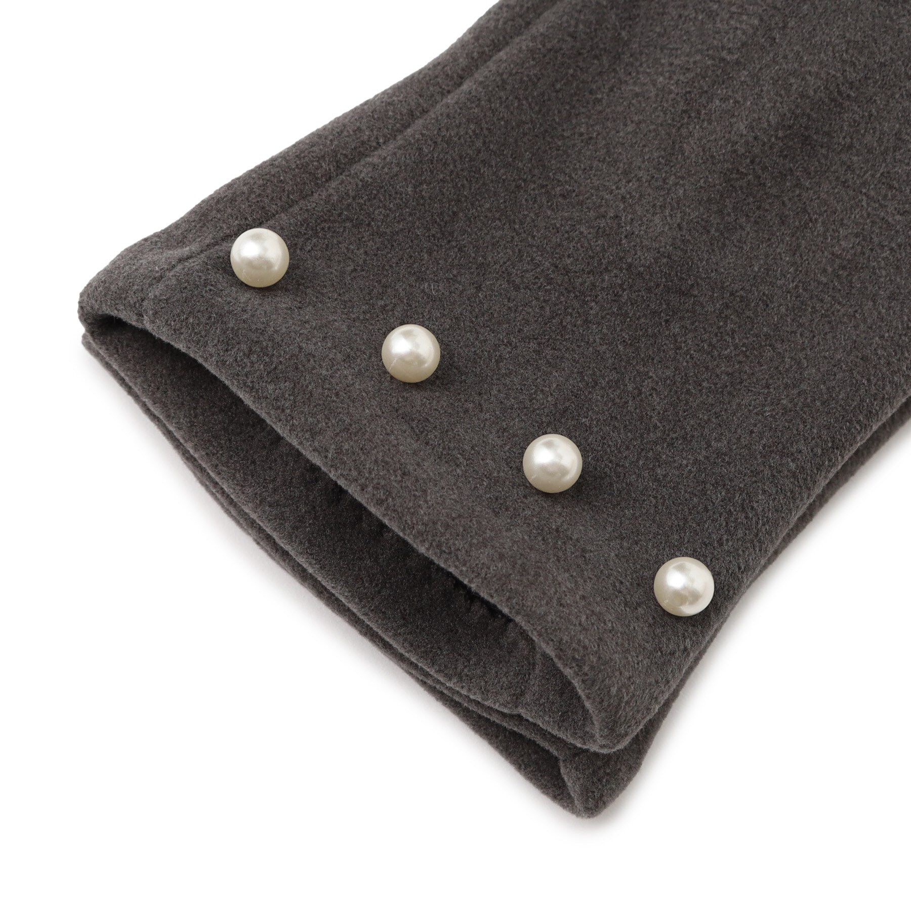 SHOO･LA･RUE「フェイクパール5指グローブ」|手袋|