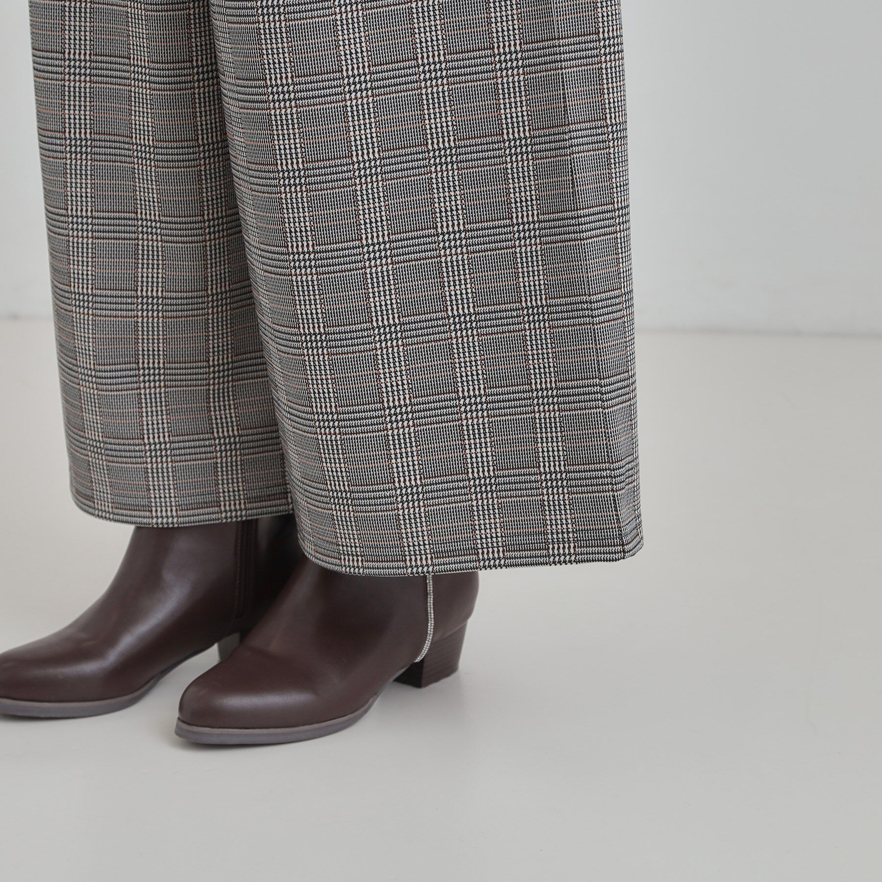 SHOO･LA･RUE「【あったか】大人のための チェック柄フリルサロペット」|オールインワン|