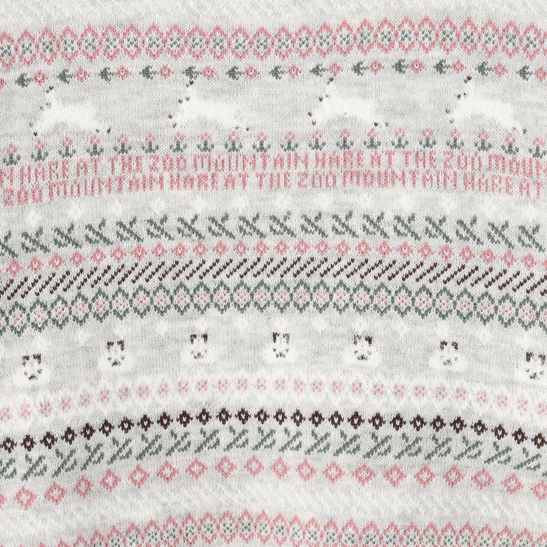 SHOO･LA･RUE「【旭山動物園応援商品】ノルディック柄 モールニット」|ニット・セーター|