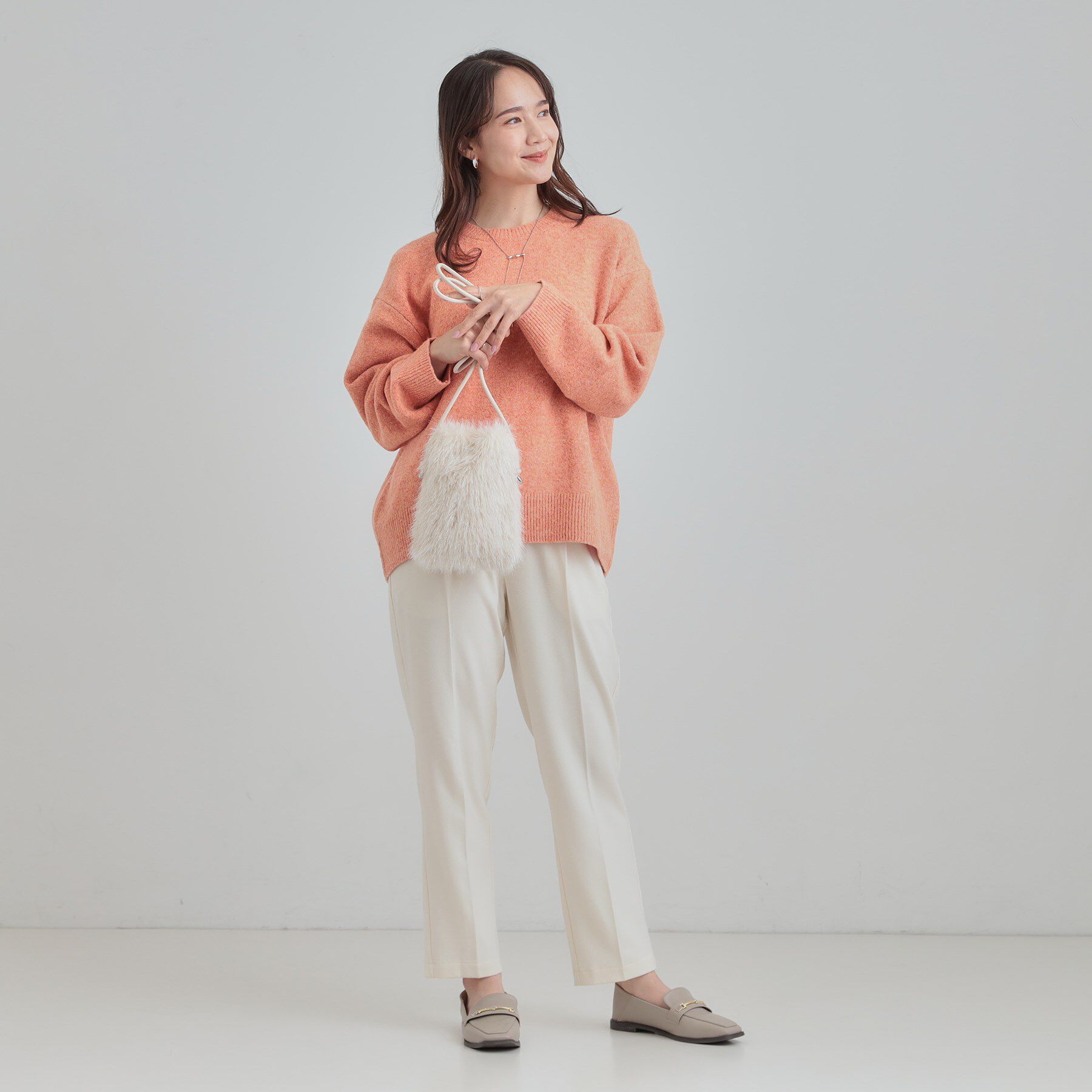 SHOO･LA･RUE「ラメ入りファーが目を惹く ミニショルダーバッグ」|ショルダー・メッセンジャー|