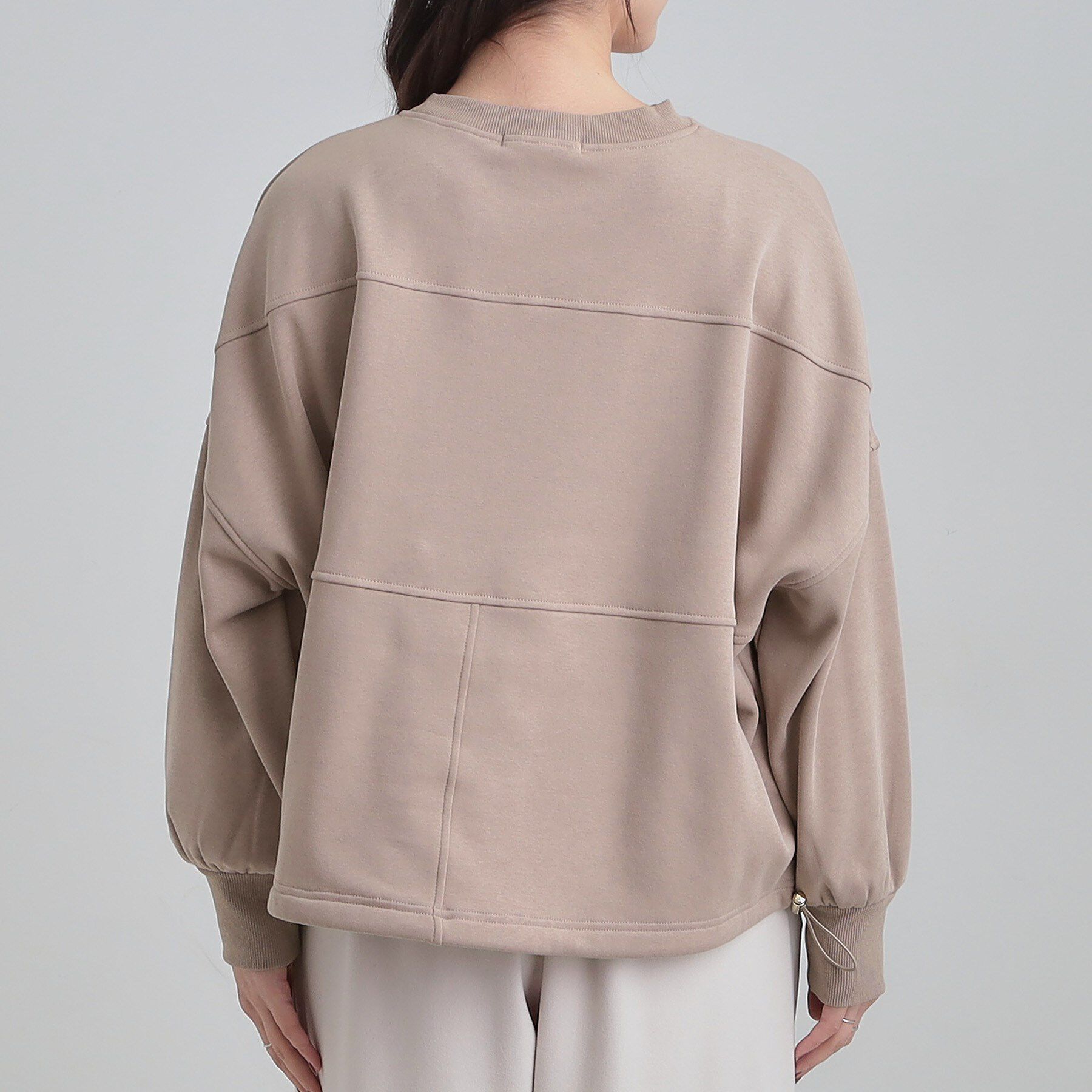 SHOO･LA･RUE「ドロスト裏シャギースウェット」|パーカー|