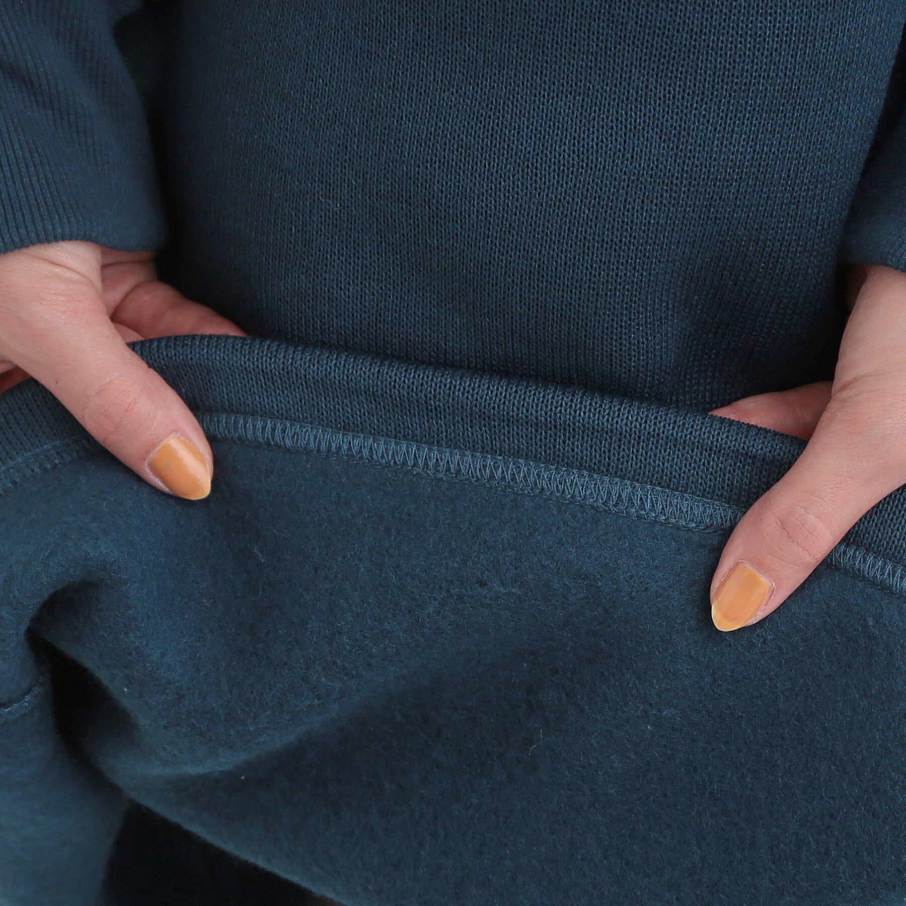 SHOO･LA･RUE「【S-LL/あったか】お袖チェック裏起毛チュニック」|チュニック|