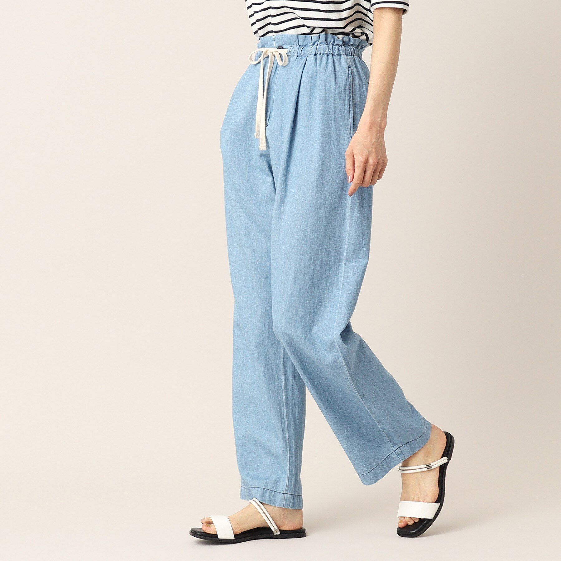 Dessin「【洗える】リラックスデニムパンツ（XS～L）」|デニム|