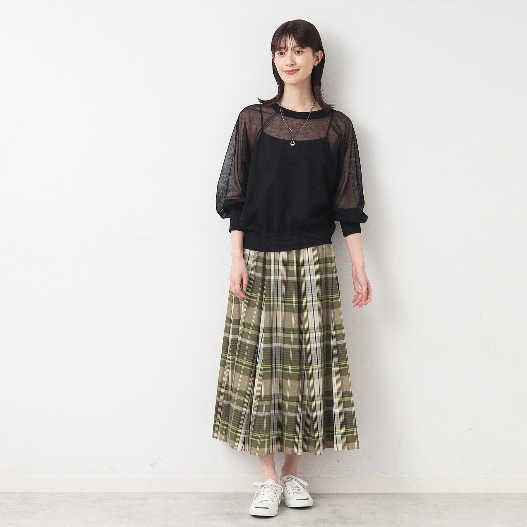 Dessin「【洗える】シースルーニット（XS～L）」|ニット・セーター|