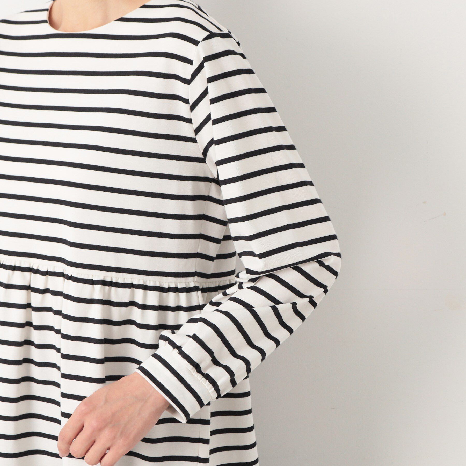 Dessin「【洗える】ペプラム切替カットソー」|チュニック|