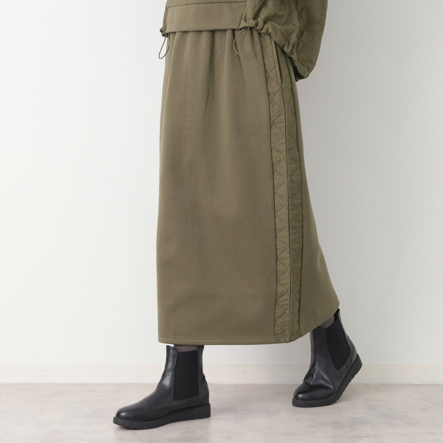 Dessin「【洗える】ハイブリット裏毛スウェットスカート」|スカート|