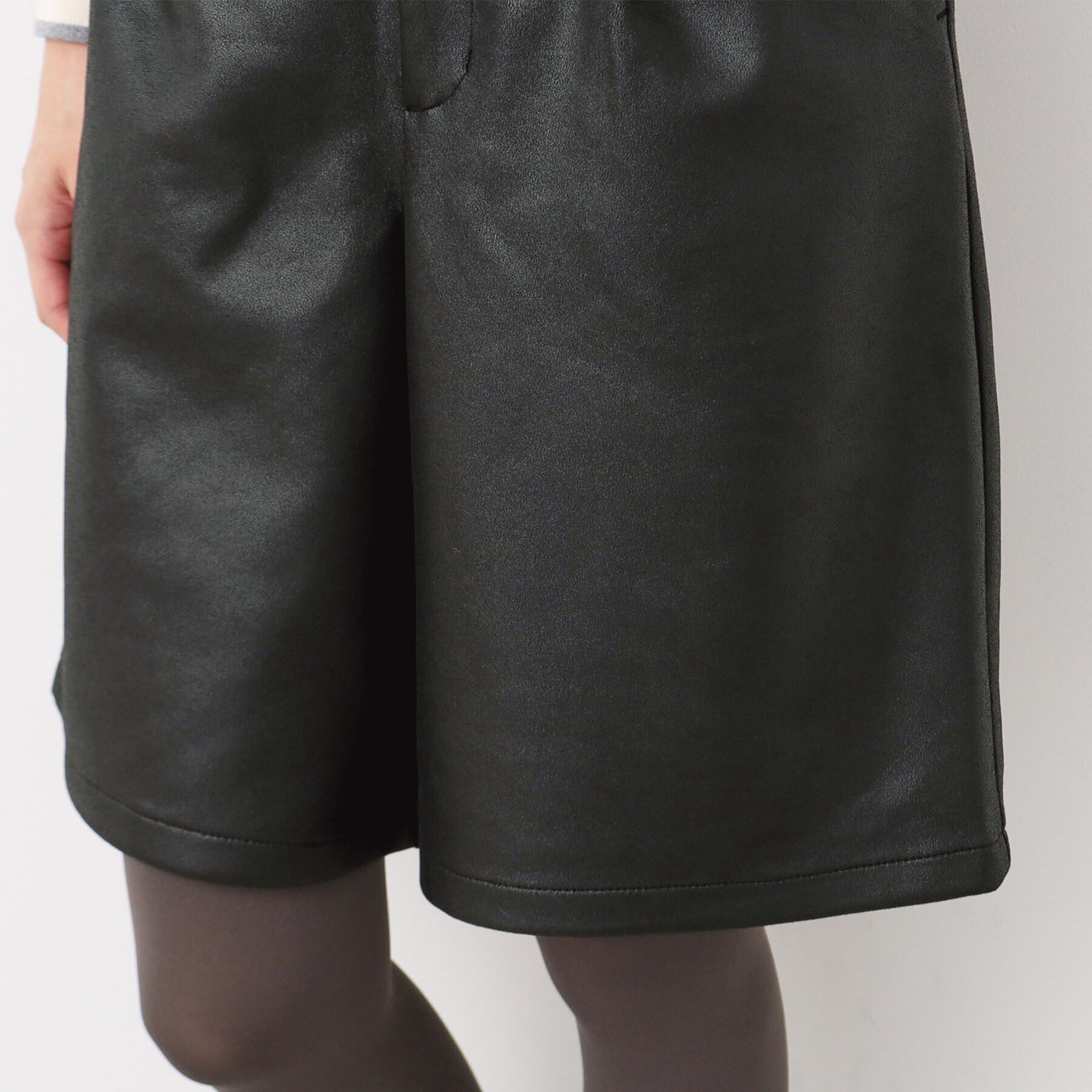 Dessin「【洗える】レザー調ハーフパンツ」|その他|